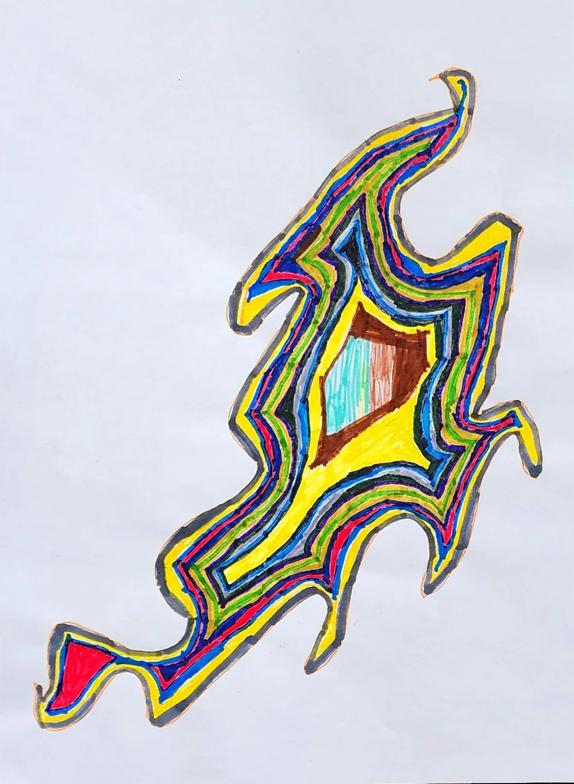 Alek Wickstrom, "Portal of Fire" (unframed)