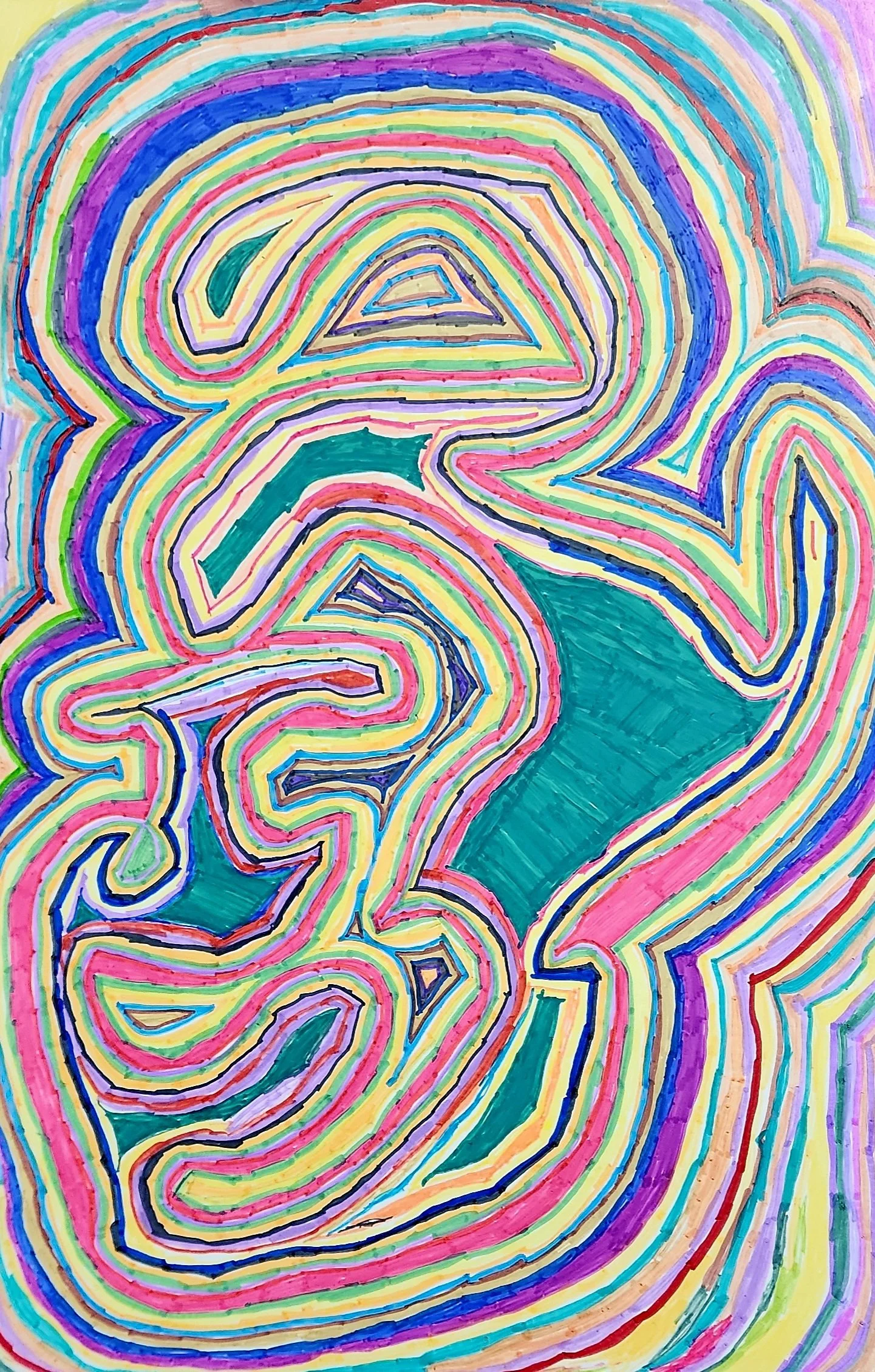 Alek Wickstrom, "Rainbow" (unframed)