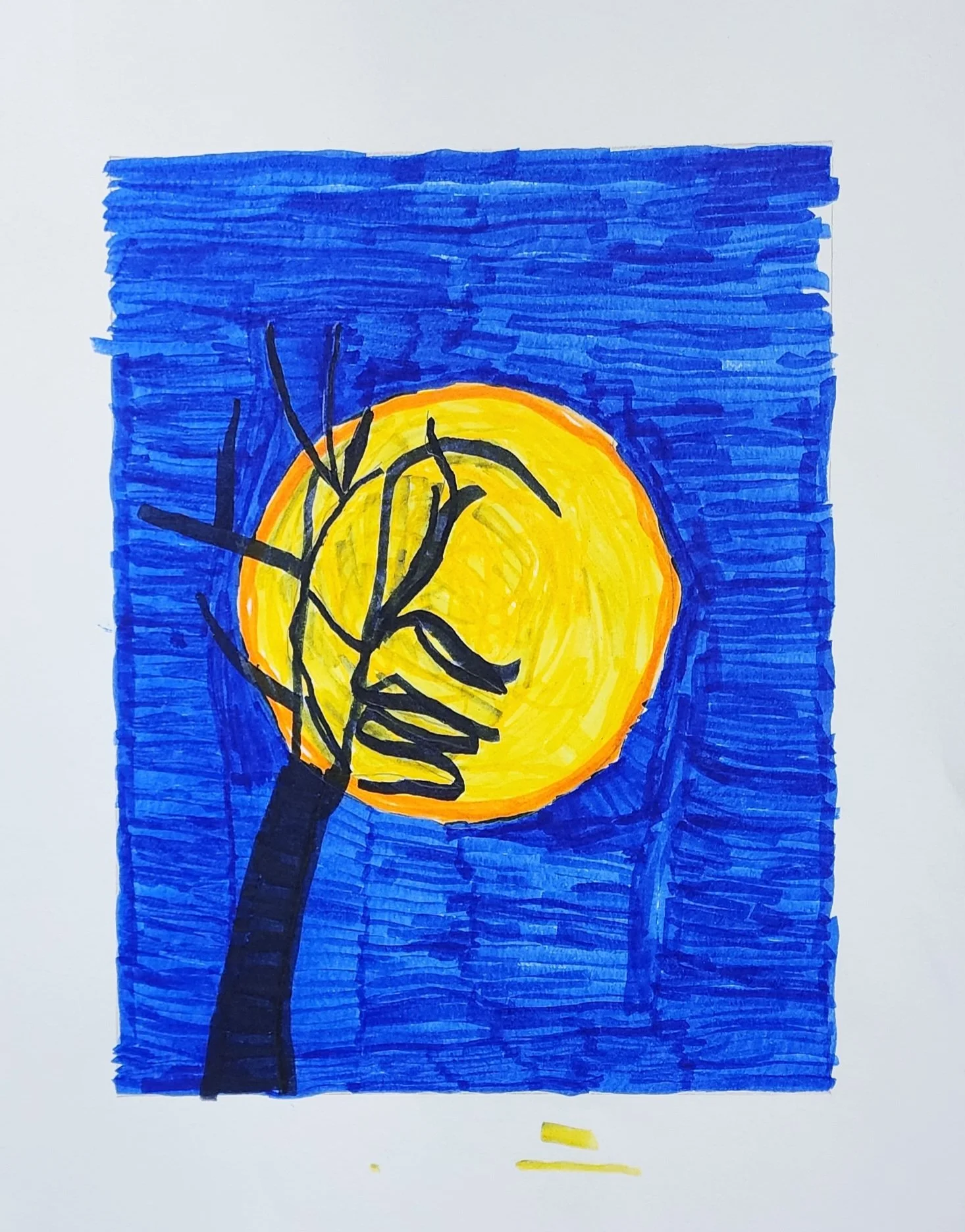 Alek Wickstrom, "Night Fall" (unframed)