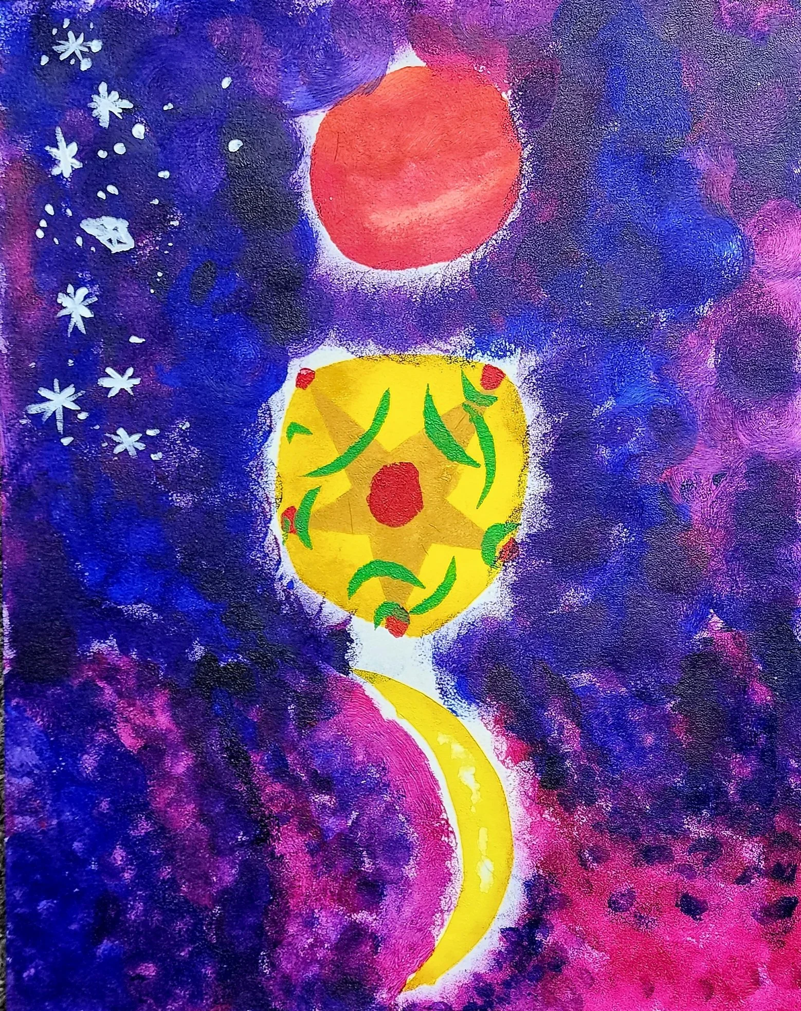 Daniel De Leon, "Dark Phoenix" (unframed)