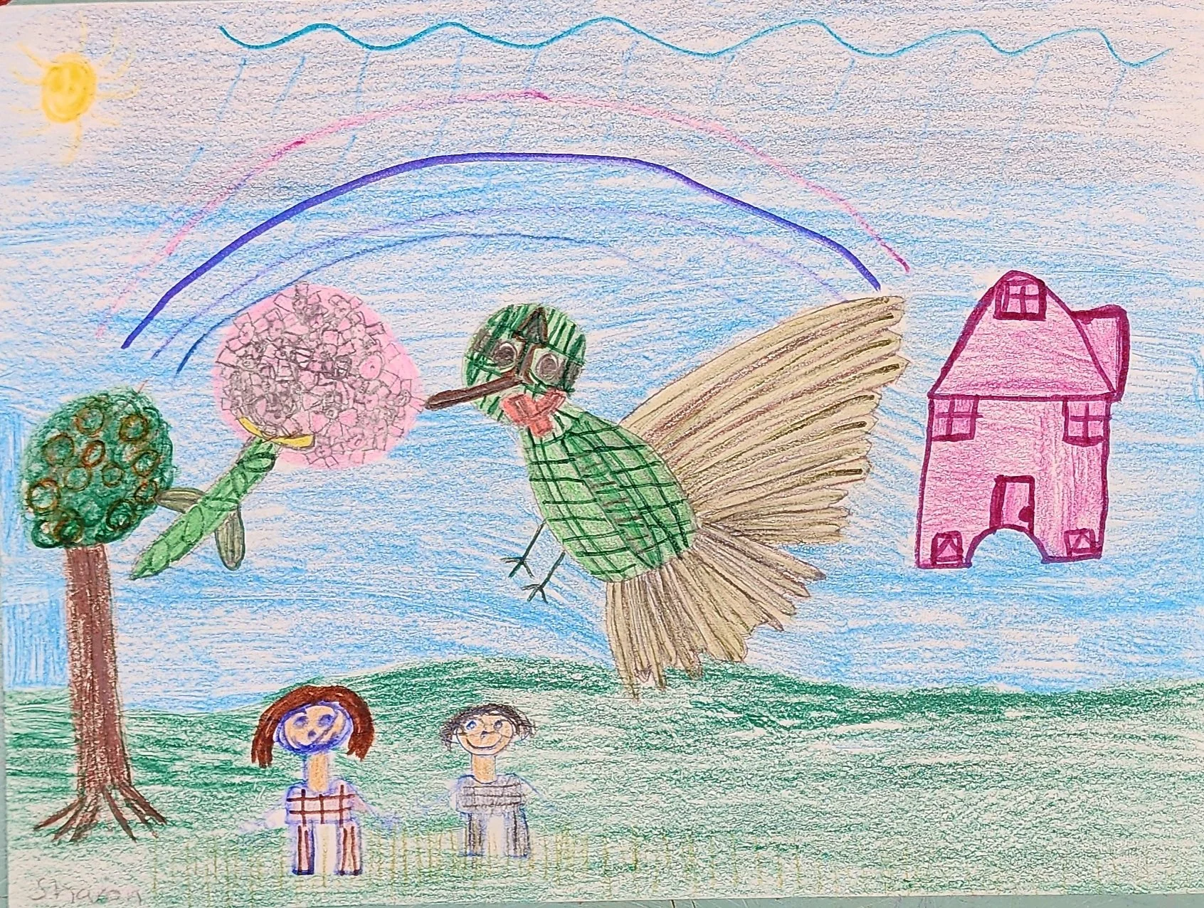 Sharon Albright, "Hummingbird" (unframed)