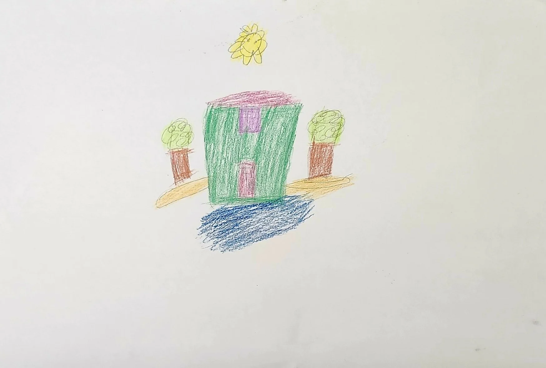 Liam Huckabay, "The Green House" (unframed)