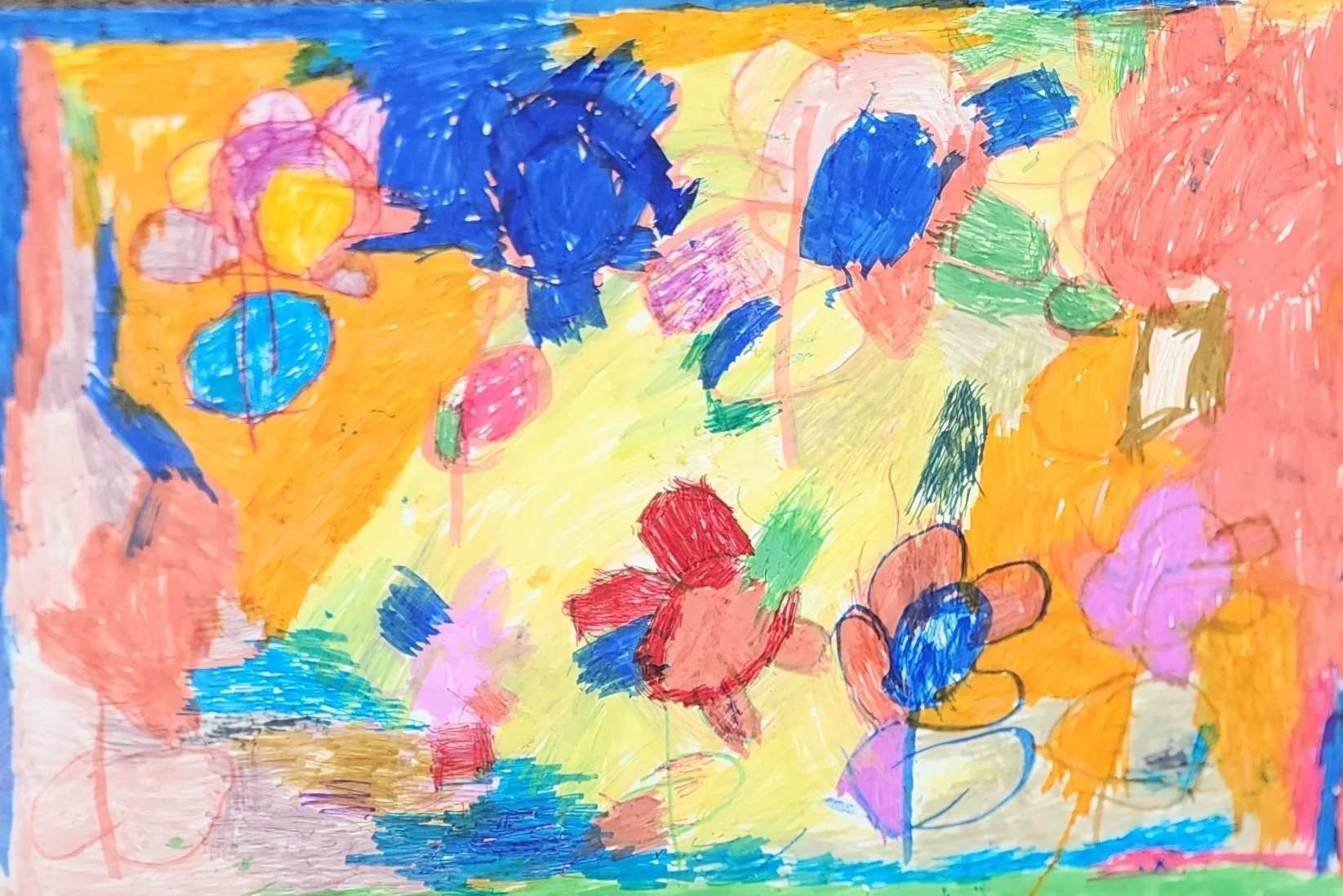 Deanne Barrier, "Wild Flowers" (unframed)