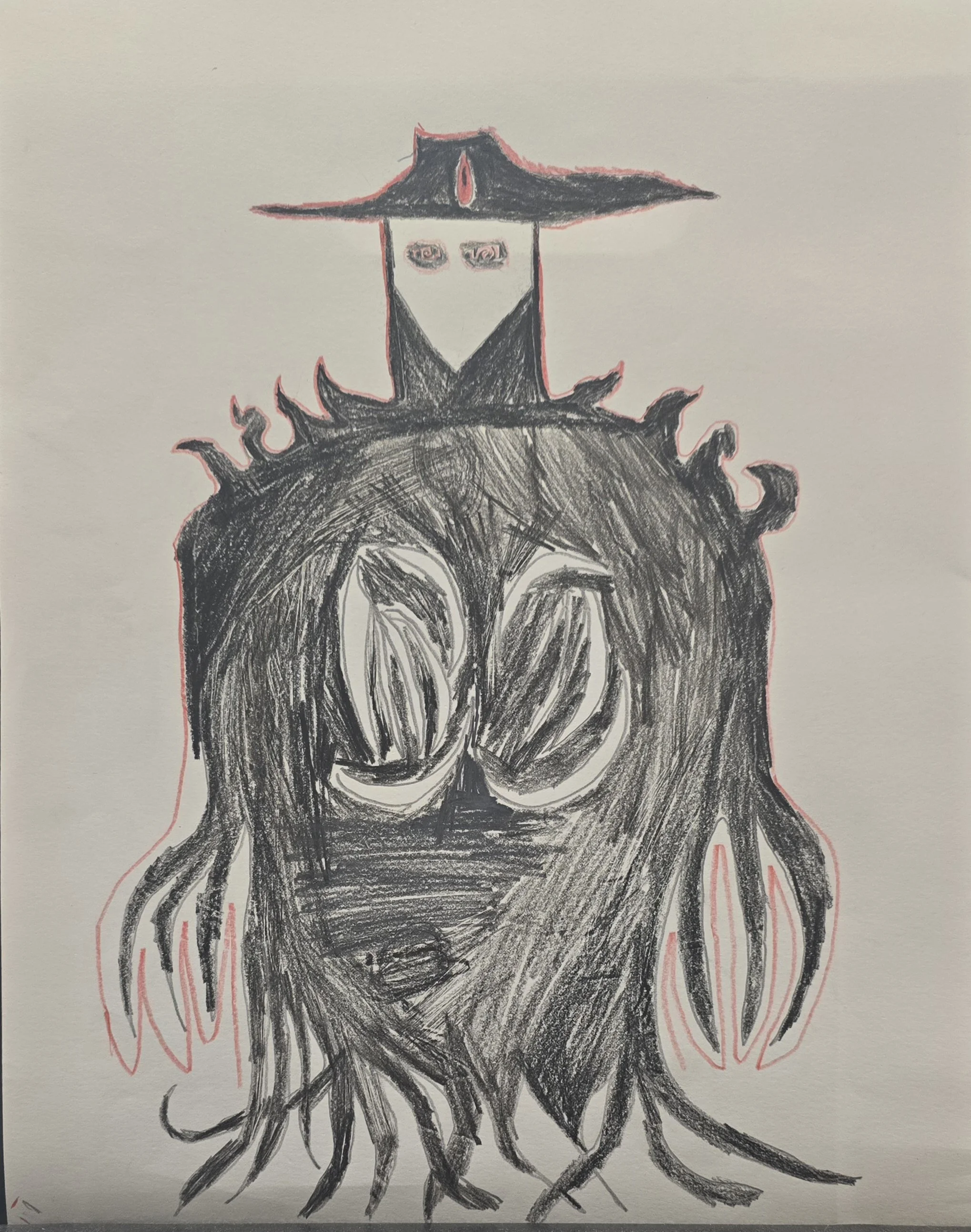 Sebastian Alvarez, "Untitled", (unframed)