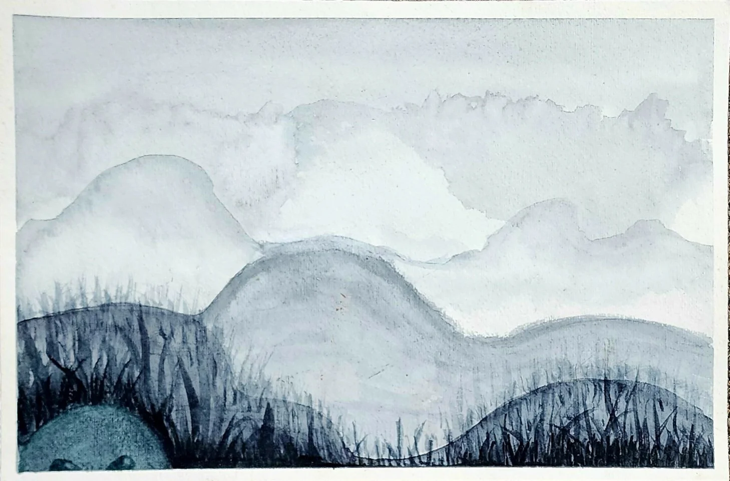 Selena Mejia, "Stormy Mystery", (unframed)