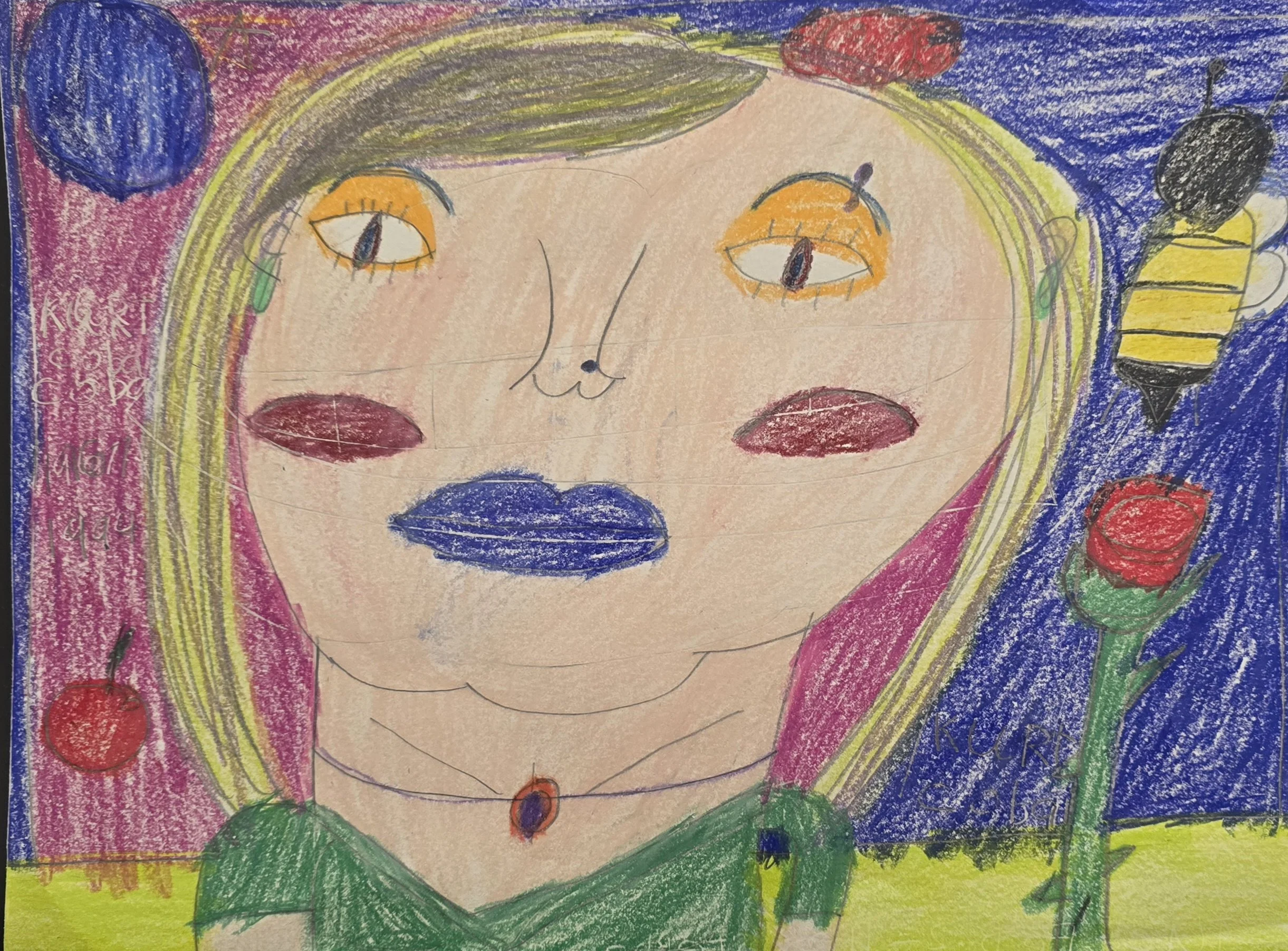 Stephanie Simental, "Love of Music", (unframed)