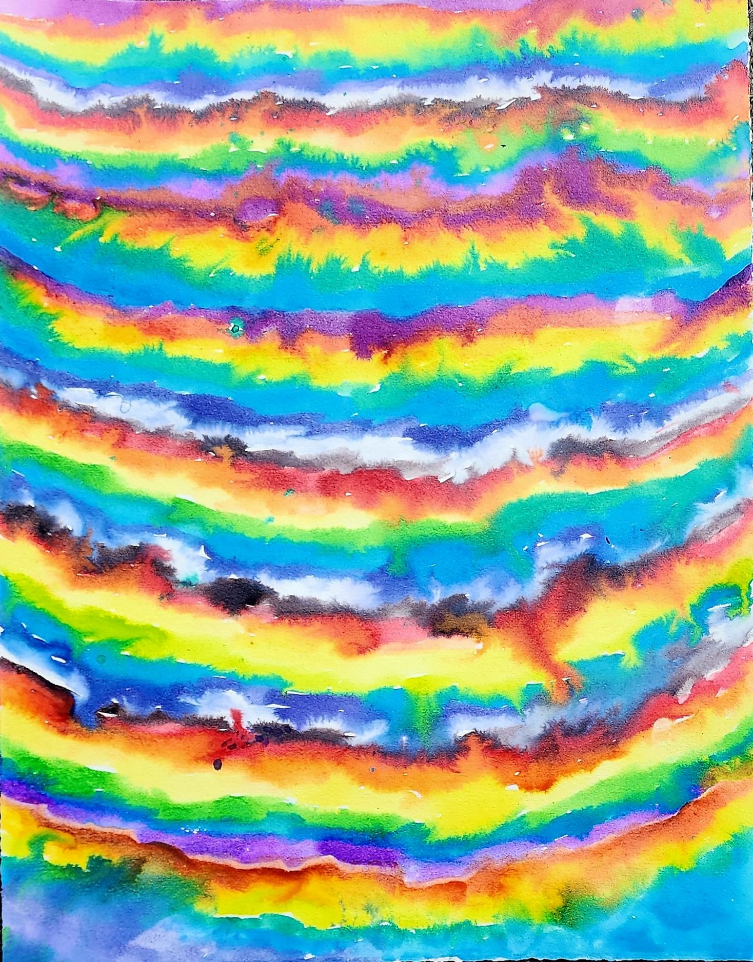 Laura Robertson, "Northern Lights" (unframed)