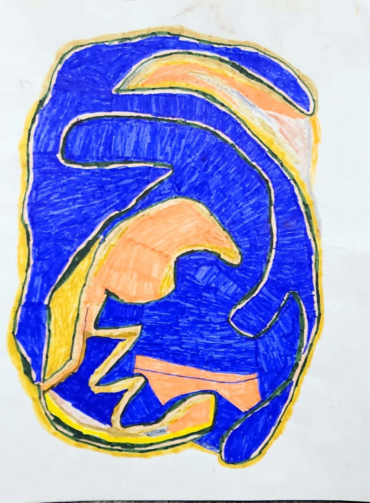 Alek Wickstrom, "Blue" (unframed)