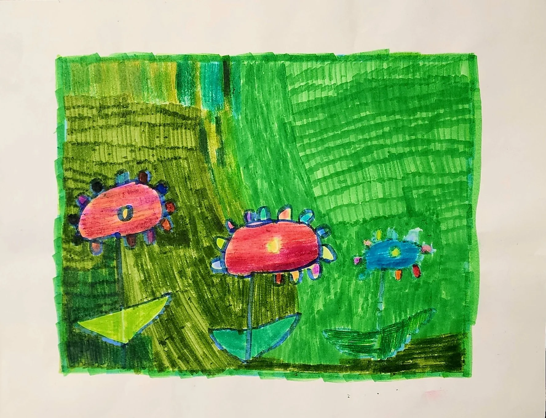 Kim Beatty, "Flower Garden" (unframed)