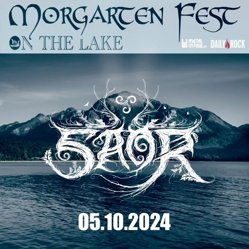 Swiss Clan! 🇨🇭 On October 5th, we will be headlining  Morgarten Fest, performing Saturday night on the stunning Lake Neuch&acirc;tel! 🚢

#saor #caledonianmetal #atmosphericblackmetal #blackmetal #celticmetal #folkmetal #paganmetal #morgartenfest
