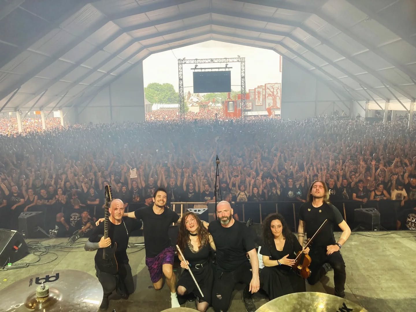 Two years ago at @hellfestopenair 🇫🇷 🔥

#saor #caledonianmetal #atmosphericblackmetal #blackmetal #celticmetal #folkmetal