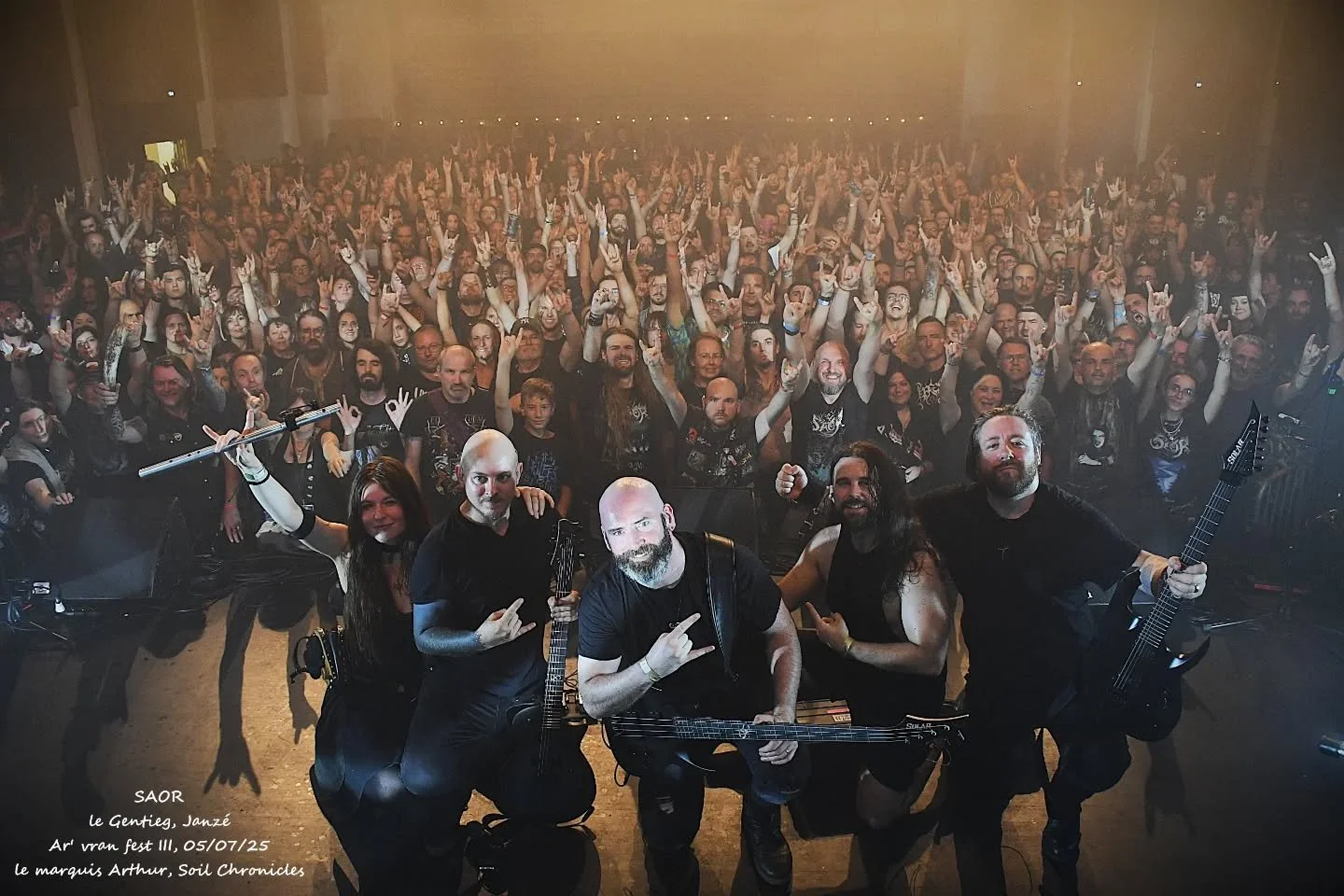 Breton Clan! ⚔️ Thank you for joining us at Ar' Vran Festival! 🍻 

Next up: 18th July - Z51 Fest, S&eacute;lestat 🇫🇷 

#saor #caledonianmetal #arvranfest #atmosphericblackmetal #blackmetal #celticmetal #folkmetal