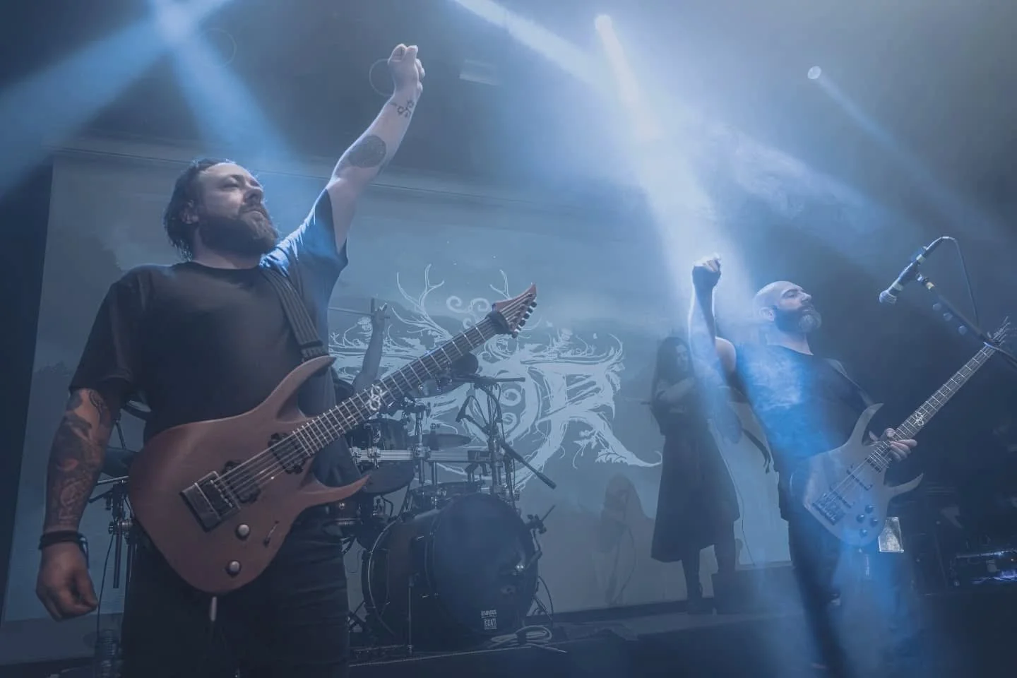 Clan! ⚔️ 

Next up: 
18.07 - Z51 Fest, S&eacute;lestat 🇫🇷 

Upcoming shows:
29.08 - M&aring;negarm Open Air, Norrt&auml;lje 🇸🇪 
26.09 - Metal Gates Fest, Bucharest 🇷🇴 
03.10 - Call of the Crow, Yorkshire 🏴󠁧󠁢󠁥󠁮󠁧󠁿 
10.10 - Defrag, Rome 🇮?