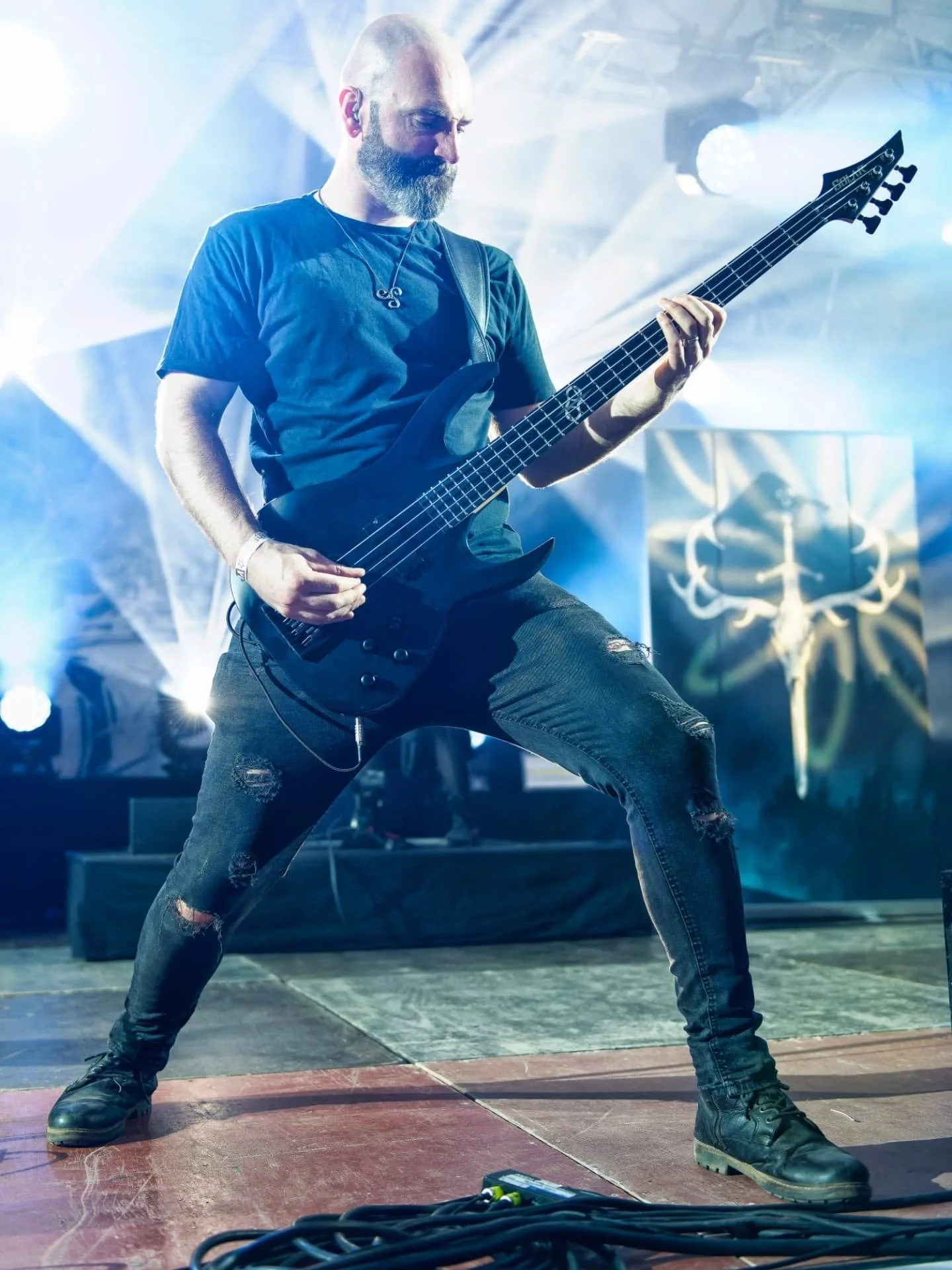 Clan! ⚔️ Only a month until we hit the stage at M&aring;negarm Open Air, marking our debut on Swedish soil! 🇸🇪 Can't wait for this one. Meanwhile, I'm diving back into recording for our next release and working on demos for the one after that. Lots