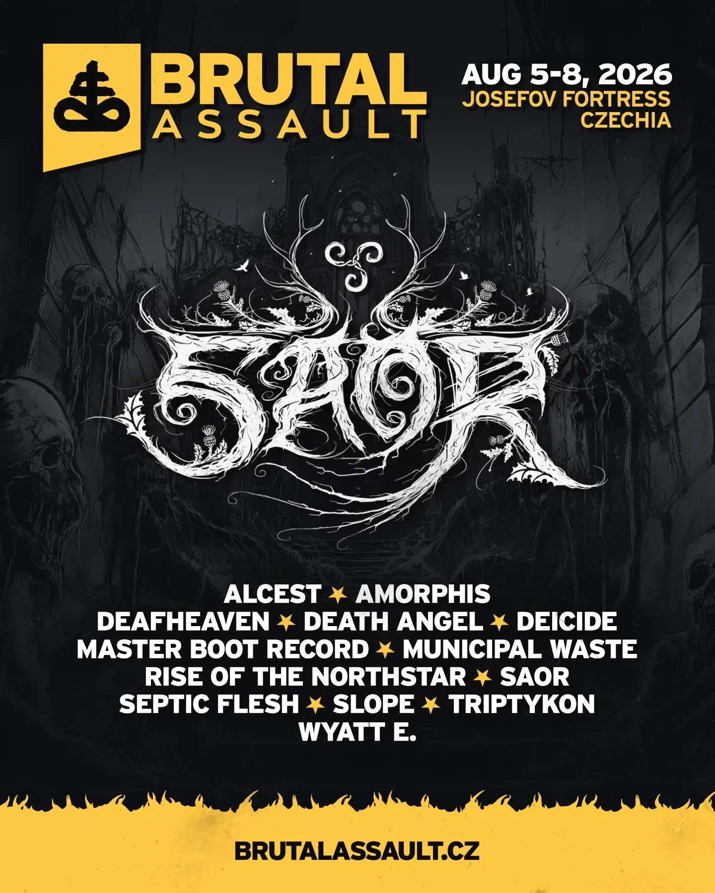 Clan! ⚔️ 🇨🇿 We return to the legendary @brutal.assault next year! Who's joining us? 🔥

#caledonianmetal #atmosphericblackmetal #blackmetal #celticmetal #folkmetal #brutalassault