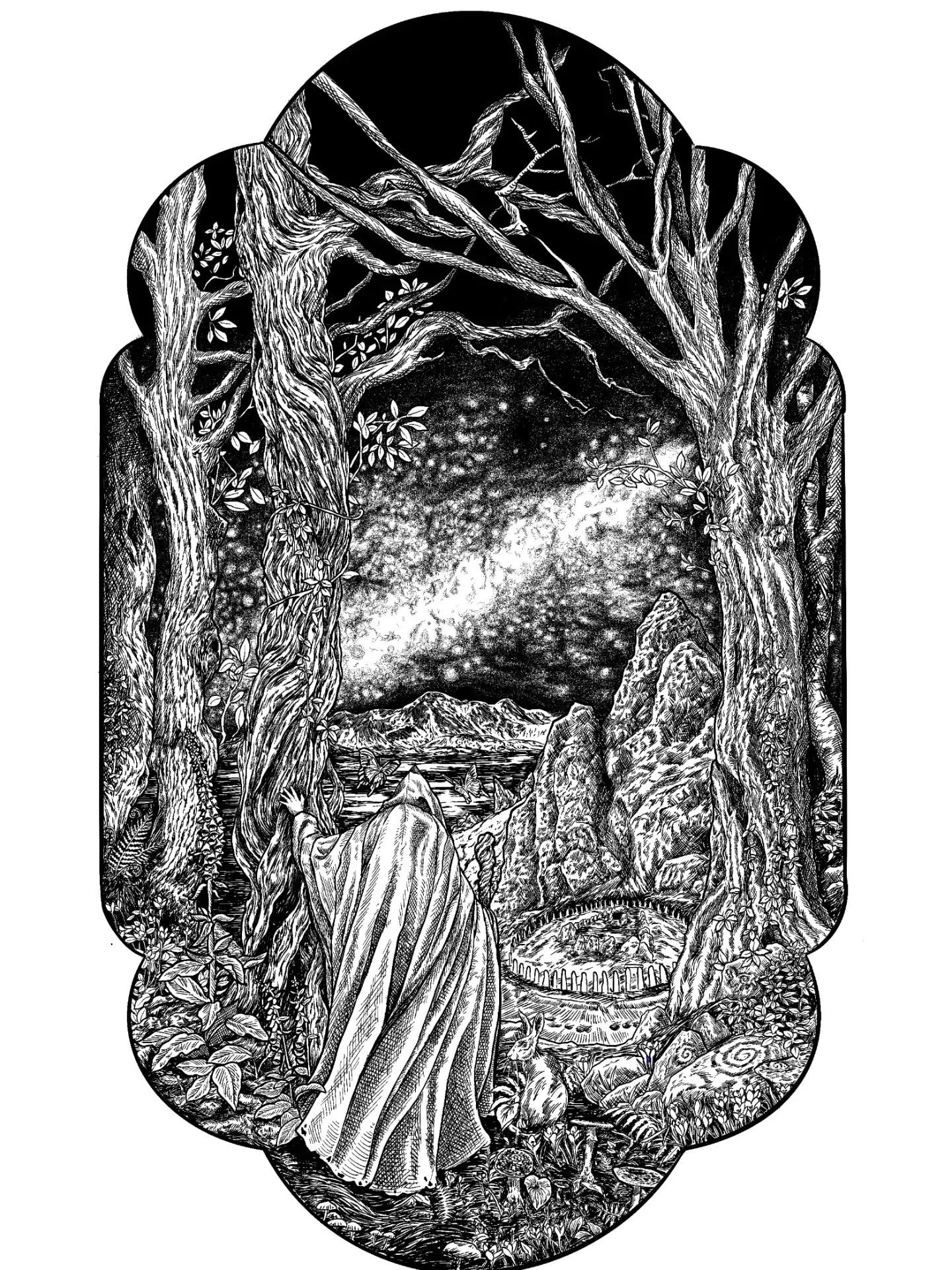 Clan! Take a look at our new 2026 merch design 'The Wanderer' by the amazing @pitchblack.illustration - it&rsquo;ll be on our t-shirts and hoodies at this year&rsquo;s shows. 🔥 

#saor #caledonianmetal
