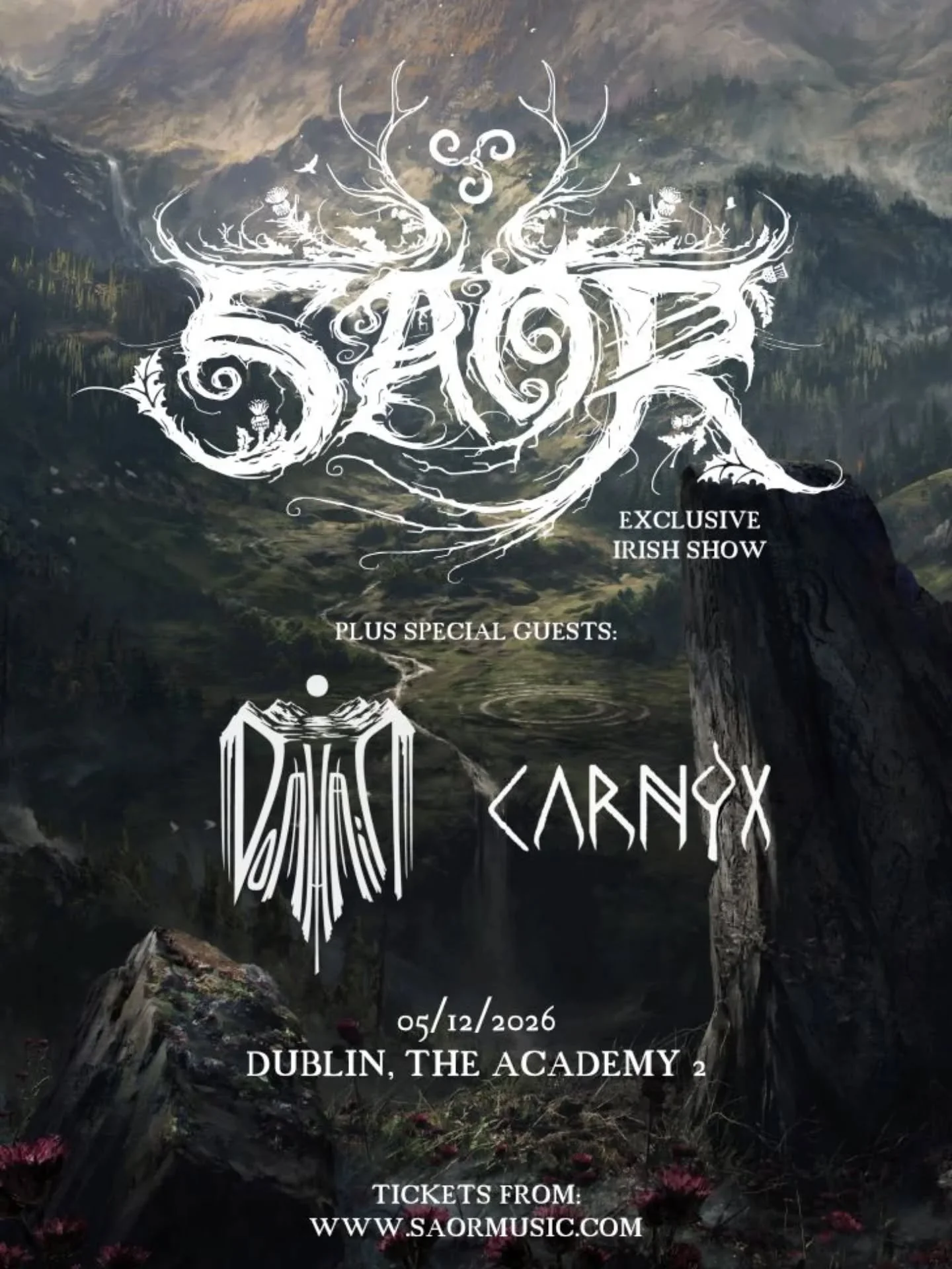 🇮🇪 Irish Clan! ⚔️ We&rsquo;re excited to announce our first headline show in Dublin in 8 years! We&rsquo;ll be returning to The Academy 2 for a very special and intimate night - our ONLY planned club show for the remainder of the year. After an ama