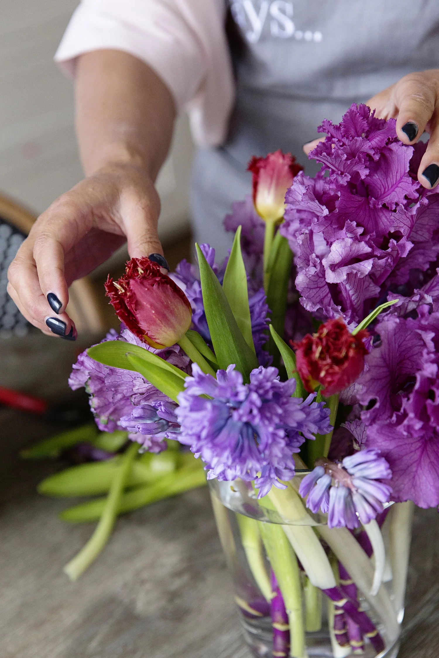 A Rustic Spring Floral Arrangement