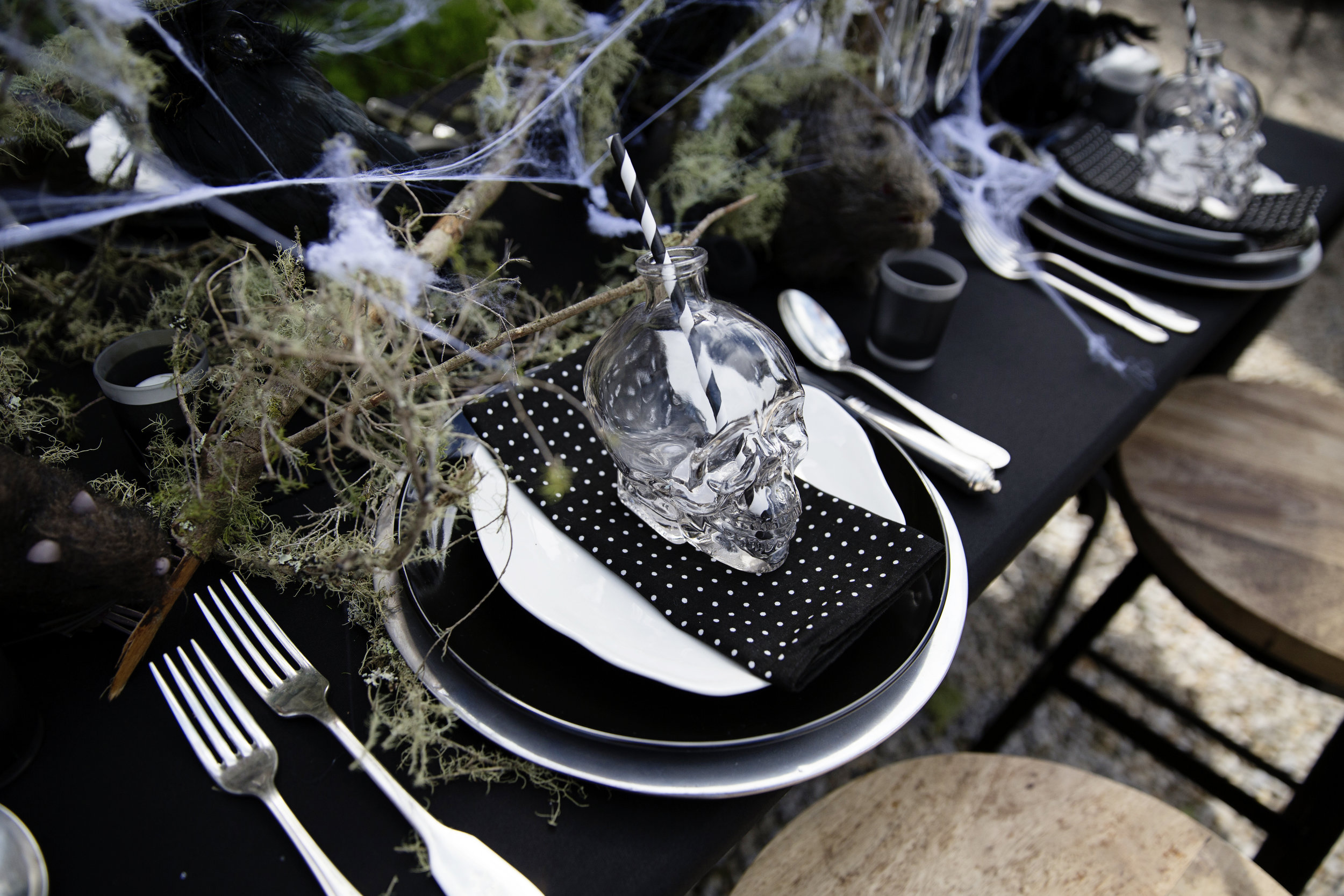 A Spooky Table Setting