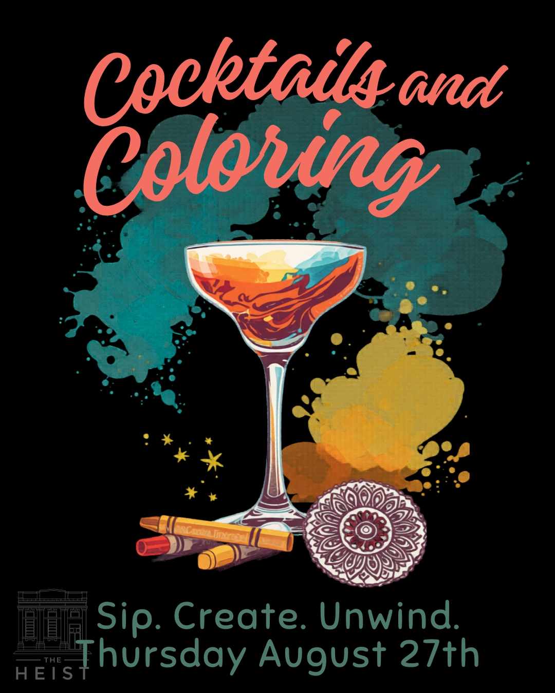 Cocktails & Coloring