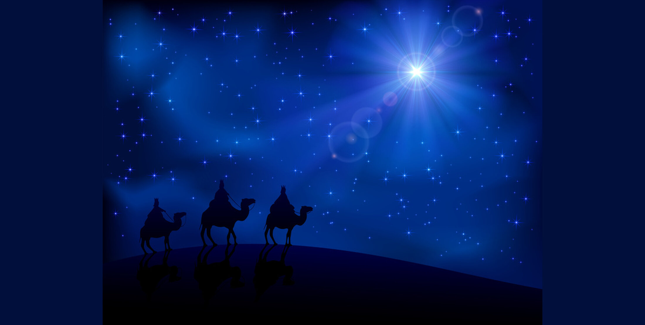 Upon a Midnight Not So Clear, Some Wise Men from the East Appear