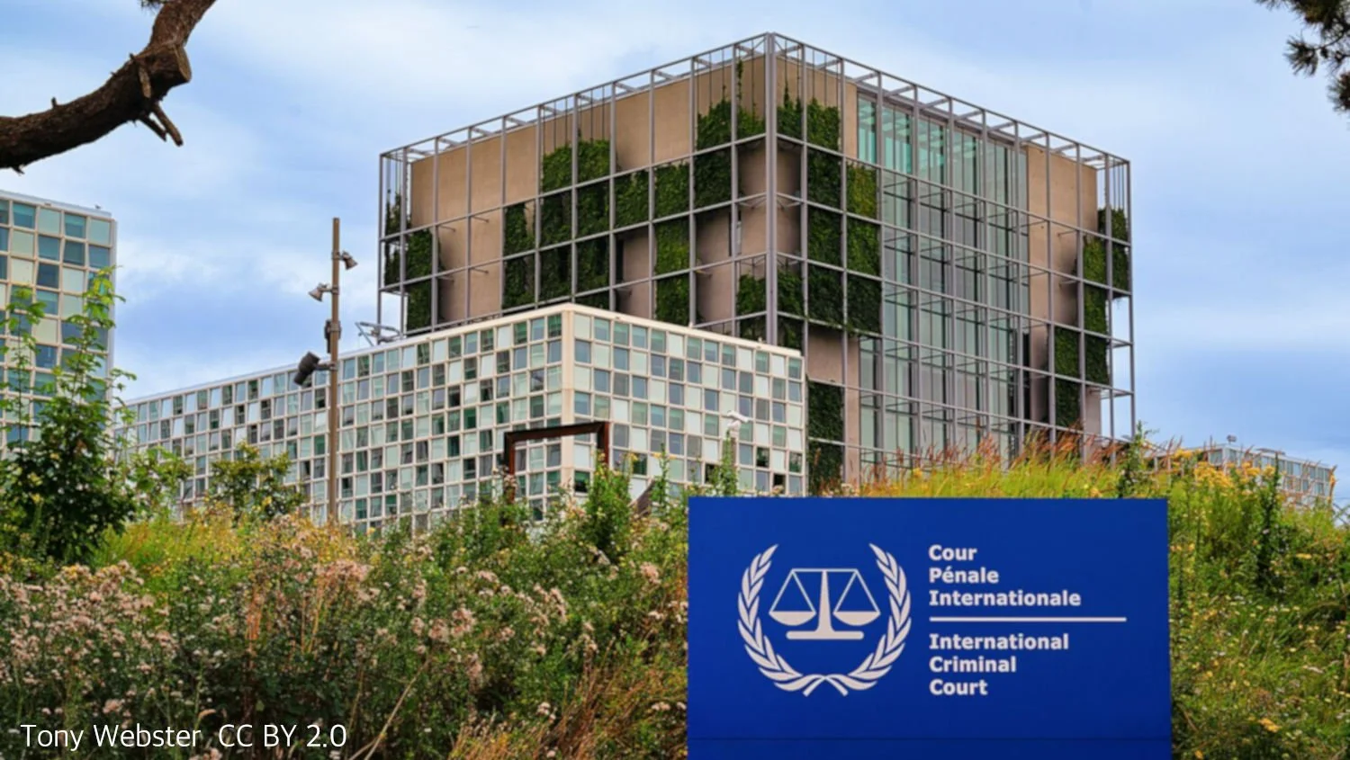 Benedict XVI and Fr MacRae at the International Criminal Court