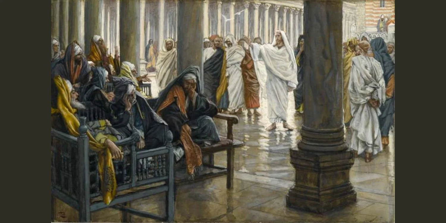 Woe unto You, Scribes and Pharisees, by James Tissot