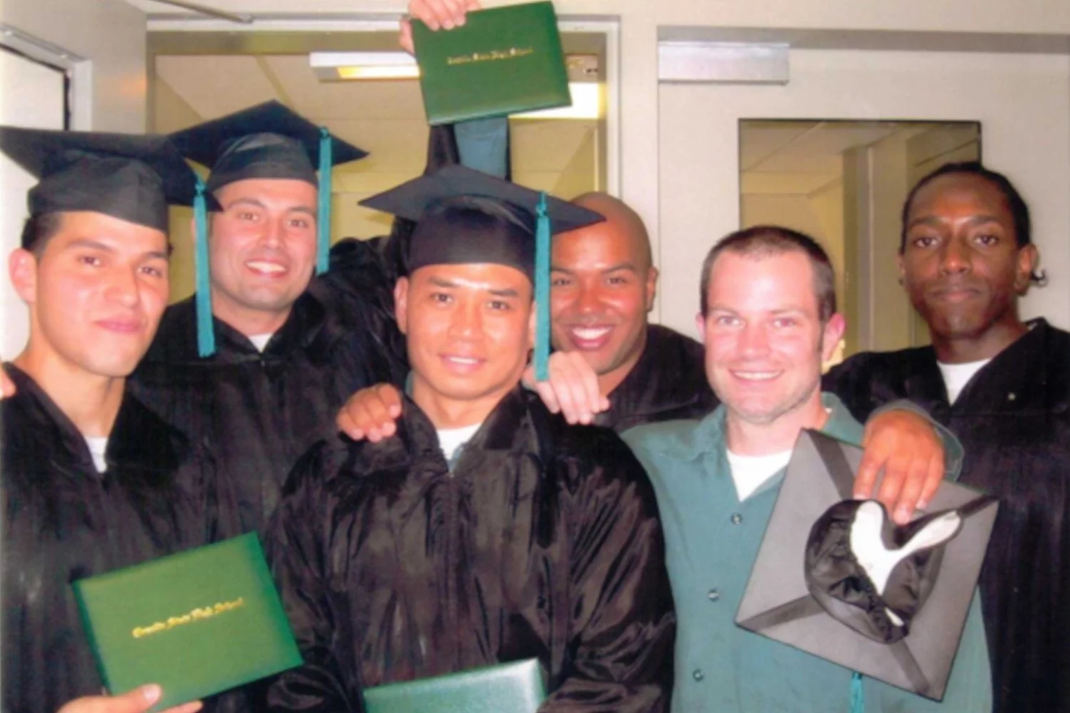Pornchai Moontri and his graduating class