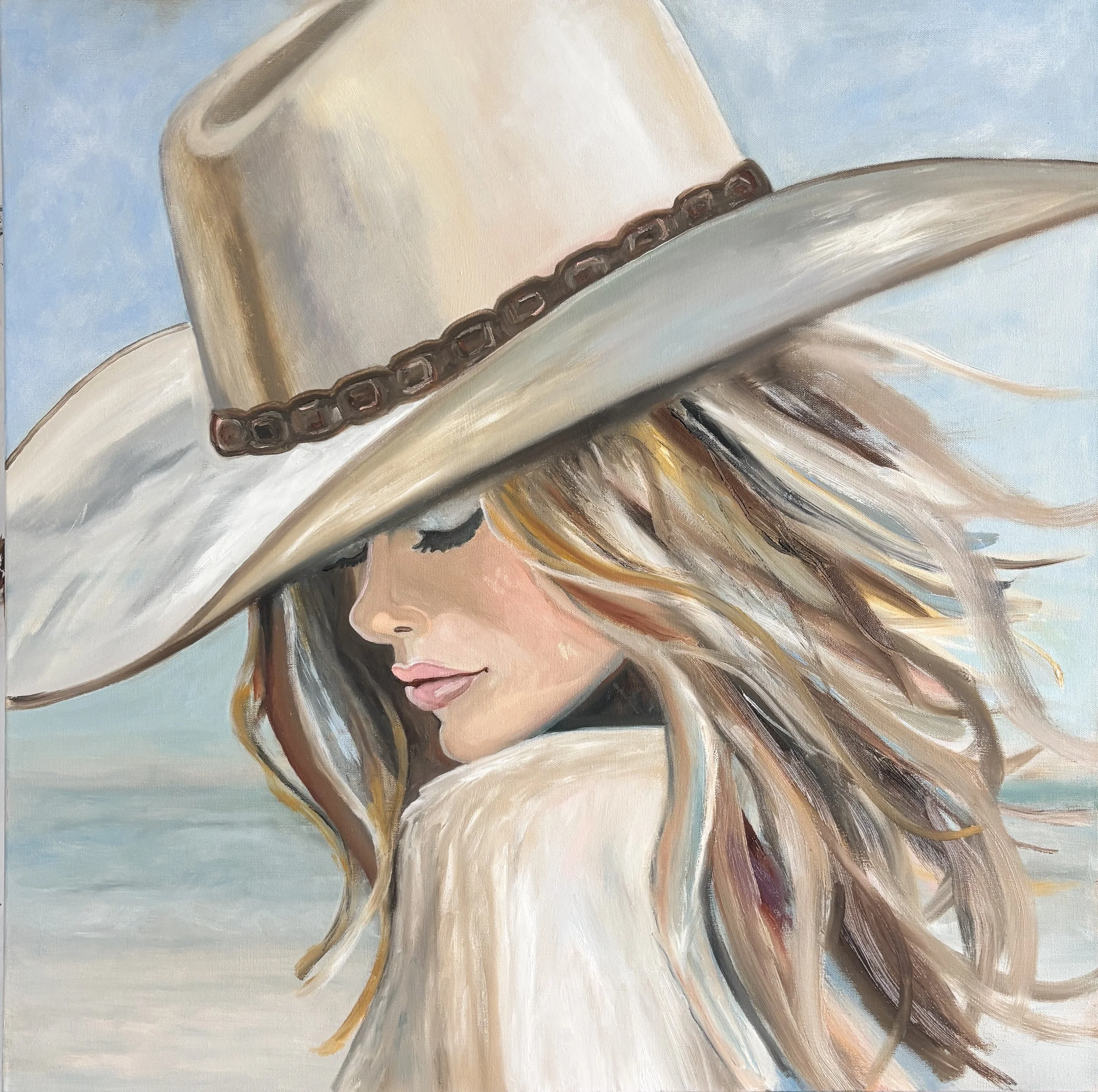 Coastal Cowgirl Fine Art Print