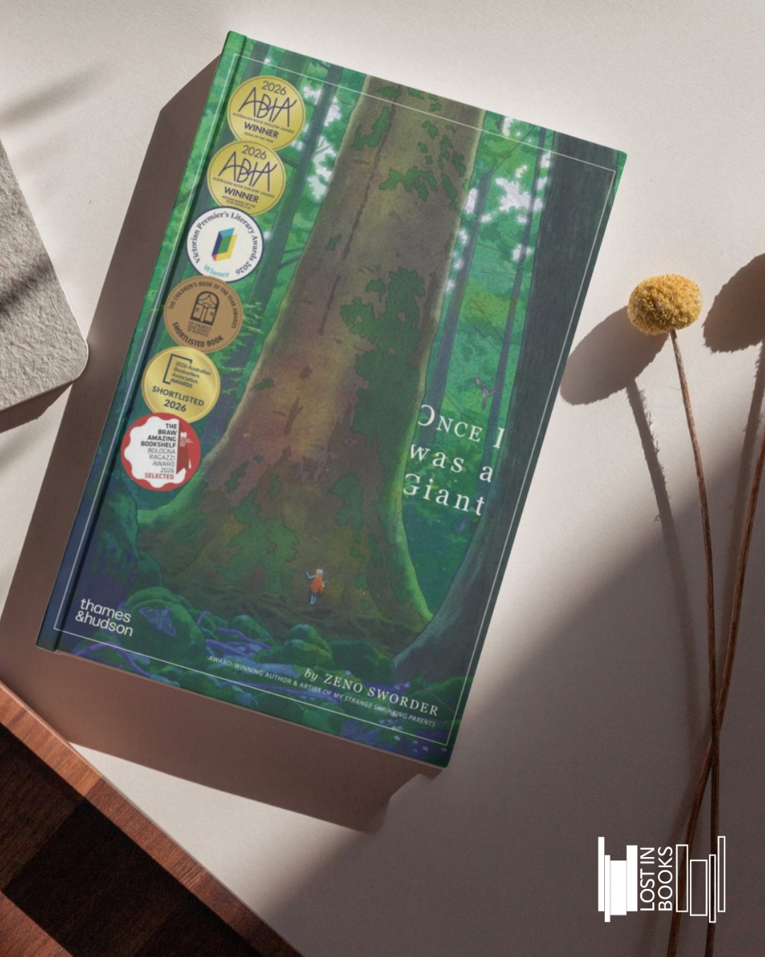 Congratulations Zeno - Once I Was a Giant named 2026 CBCA Picture Book of the Year