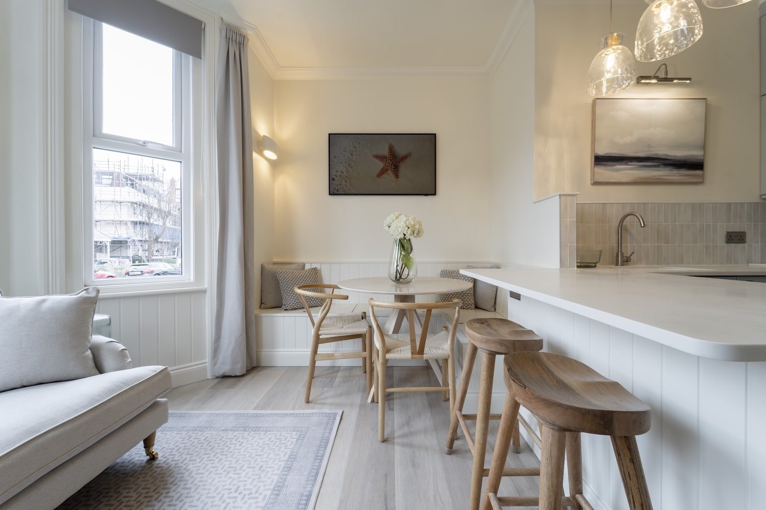 The Chines, Apartment 2 - Swanage Beach Place living.jpg