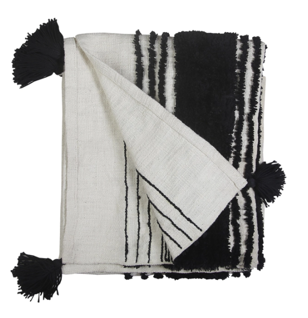 Tufted Slub Throw