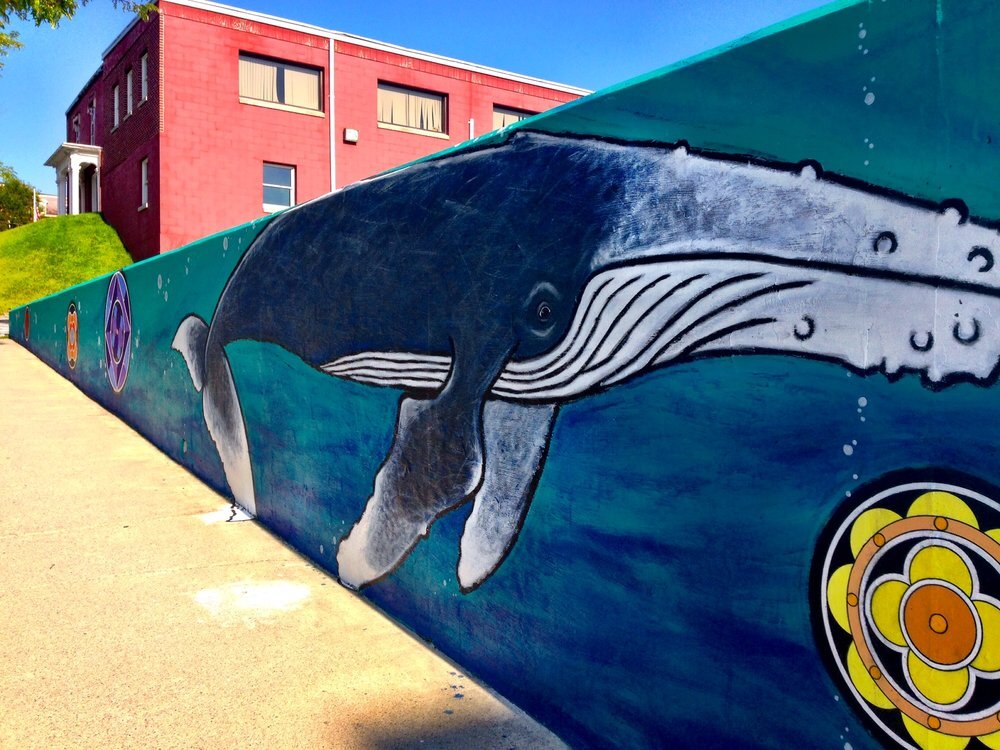 "The Whales" by Brian Sylvester and Ailsa Diancia, 2014, Center Street. (Copy)