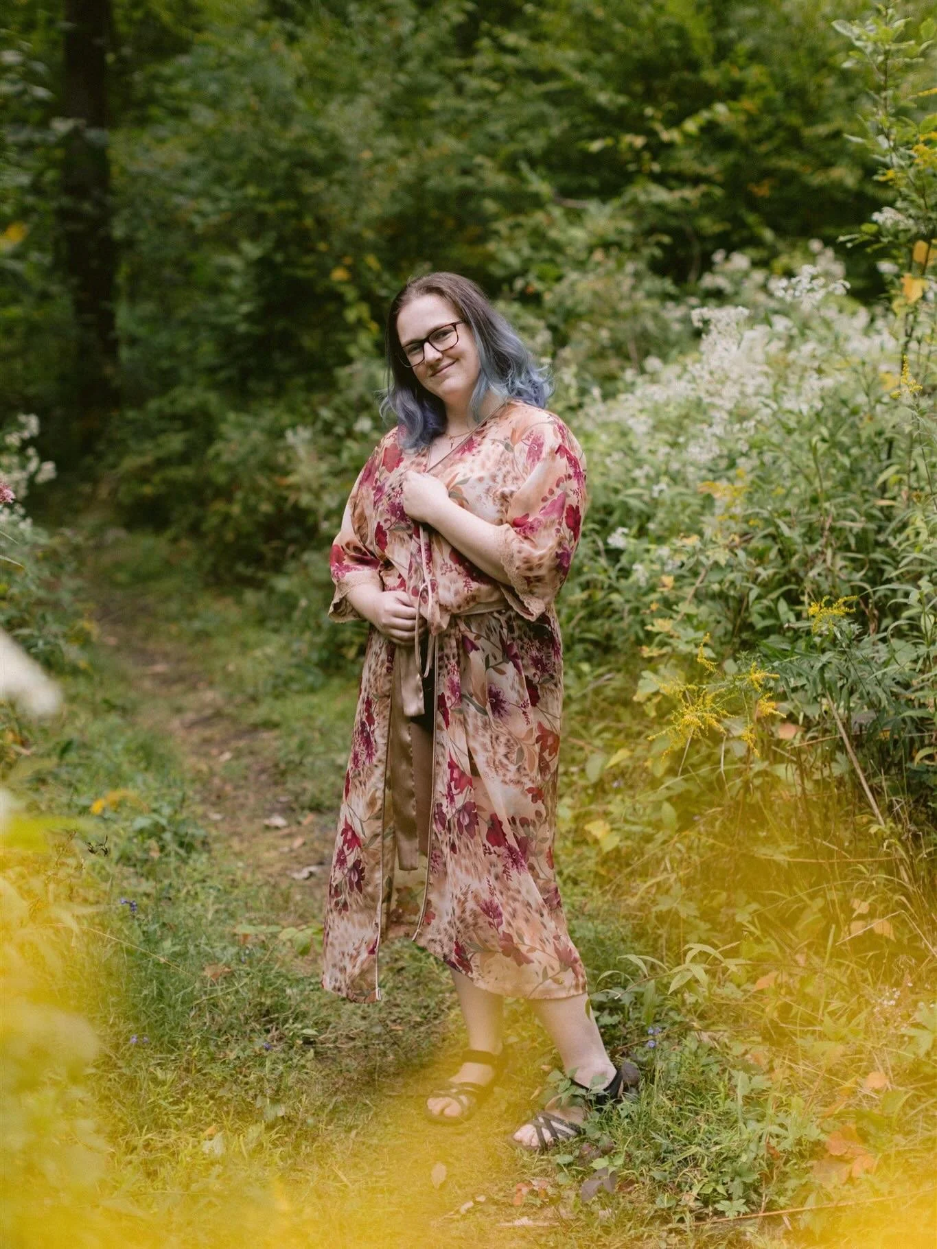 Summer camp includes frolicking through the woods, for sure! ✨

Friday is our dedicated photo day! In the afternoon, we&rsquo;ll gather by the river for a group shoot to shake off nerves, settle in, and get comfy in front of the camera. Then I&rsquo;