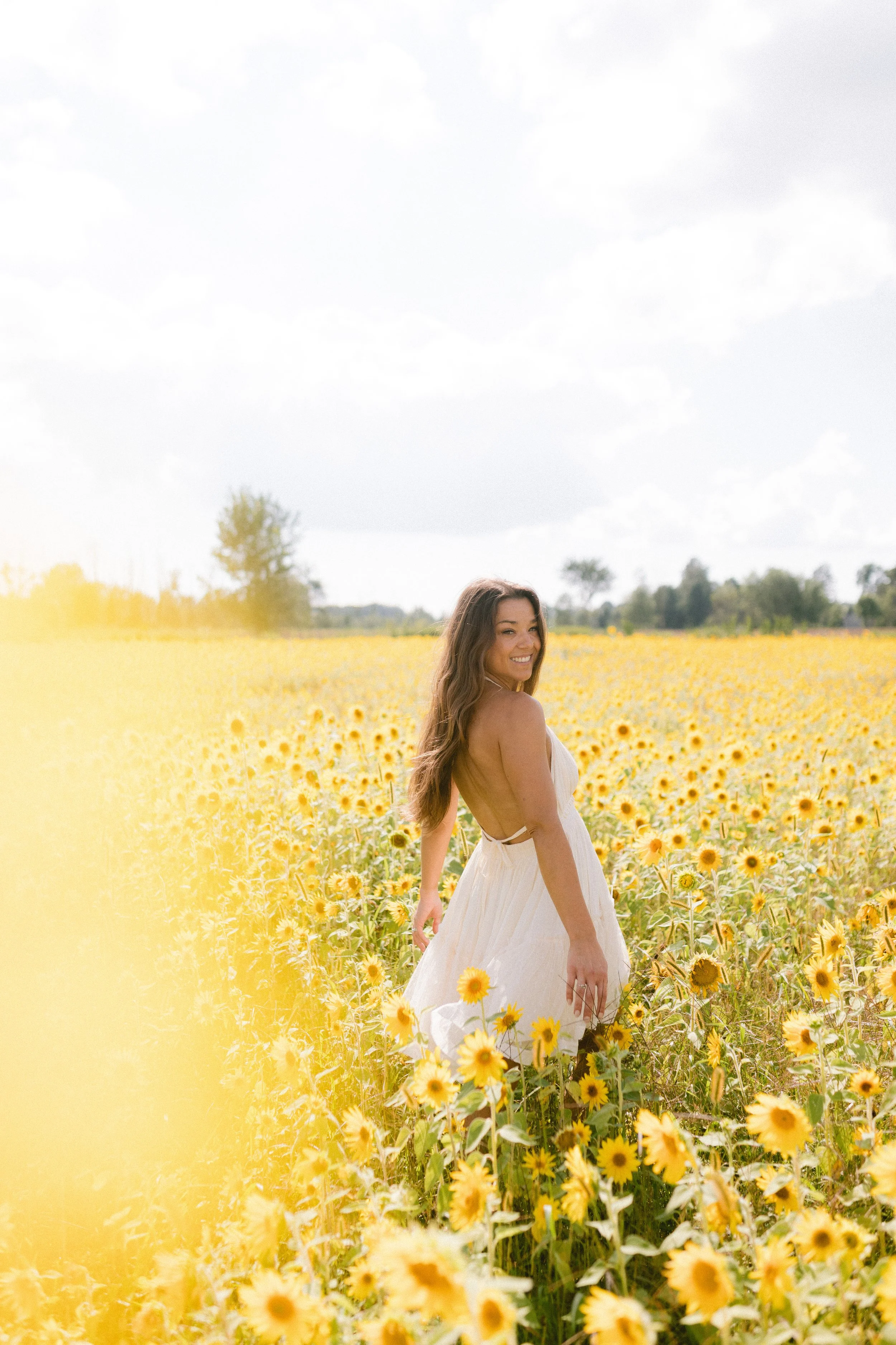 Sunflower Portrait Session Grand Rapids
