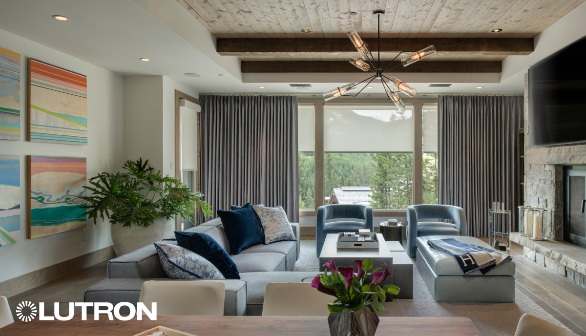 Motorized Drapery shade