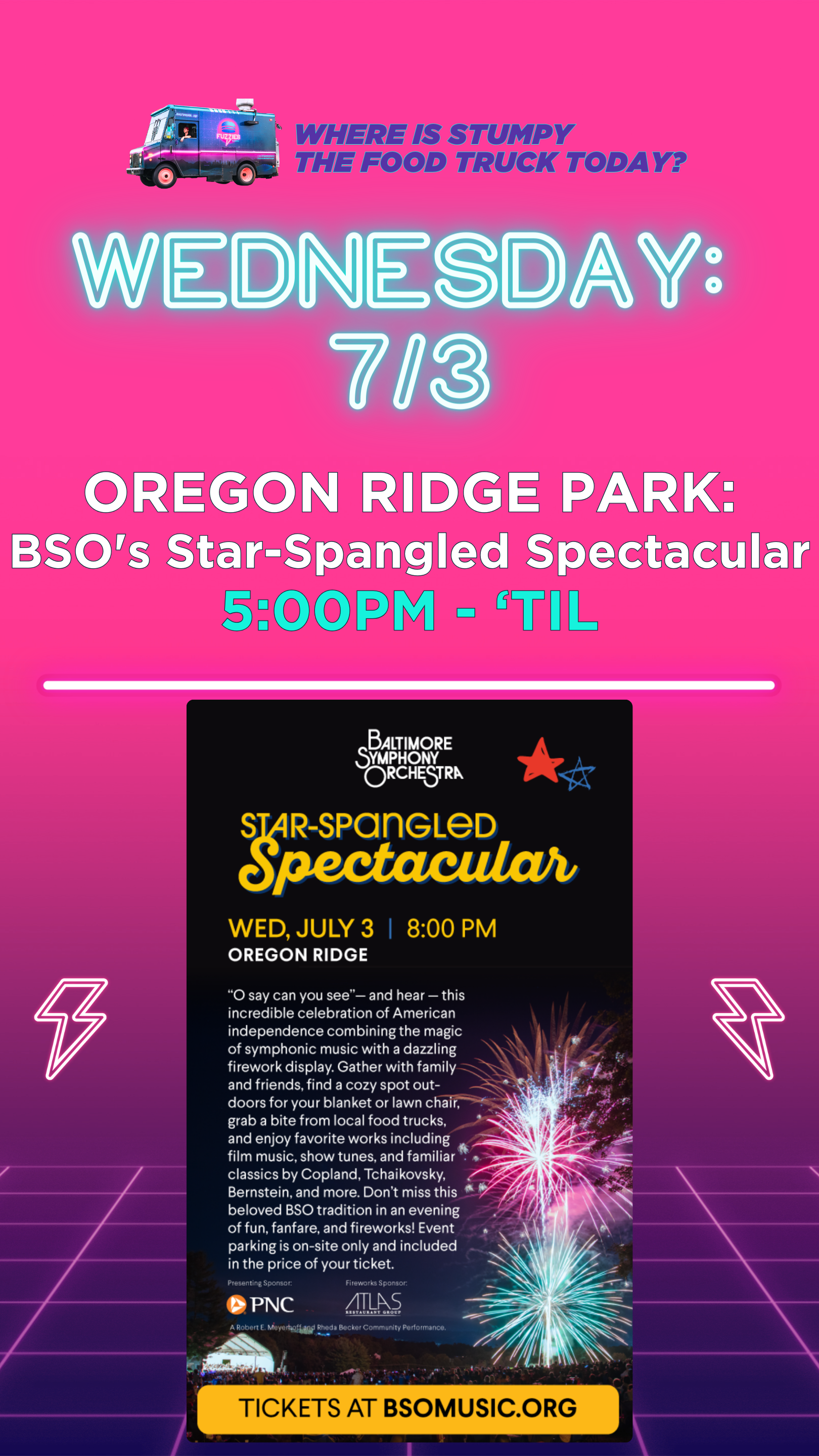 OREGON RIDGE PARK: BSO’s Star-Spangled Spectacular