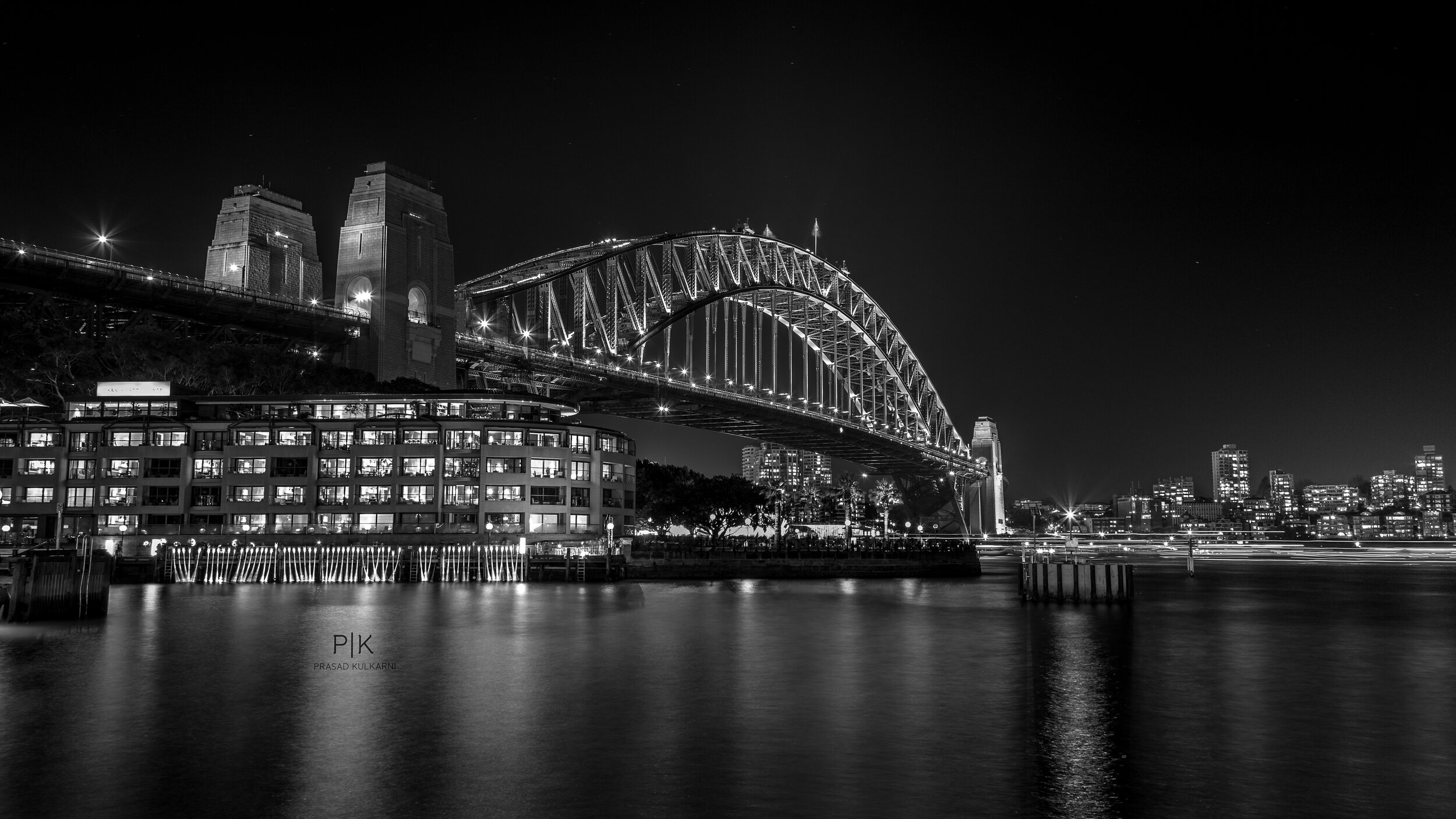 Harbour Bridge at night
