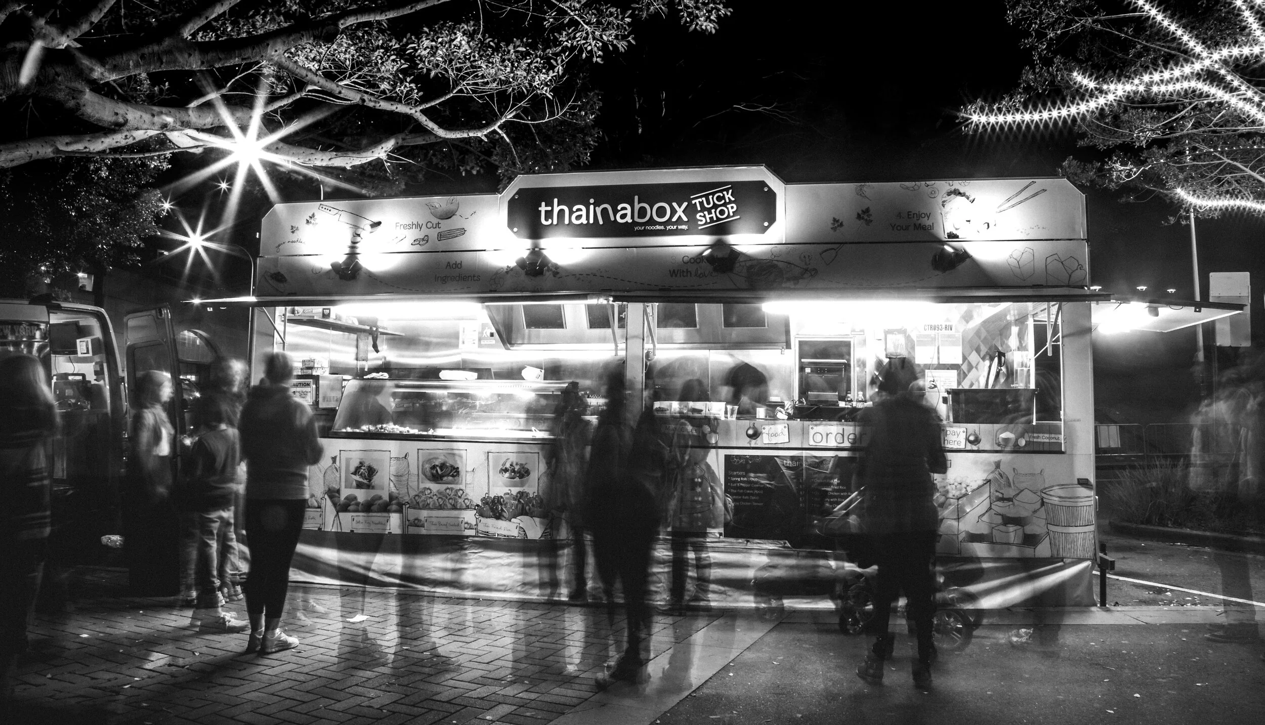 Street food scene in Sydney