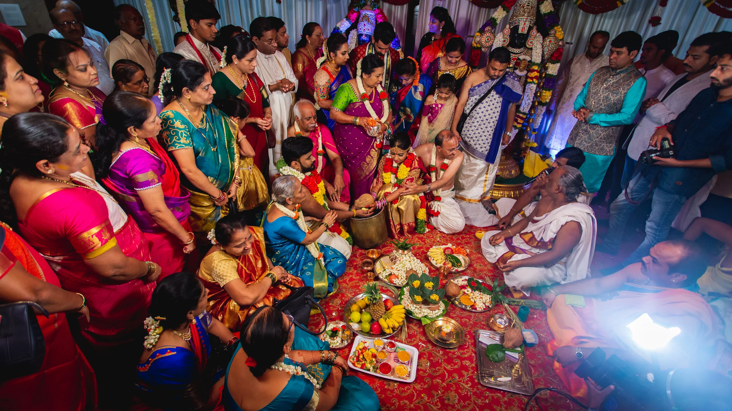 Indian wedding scene