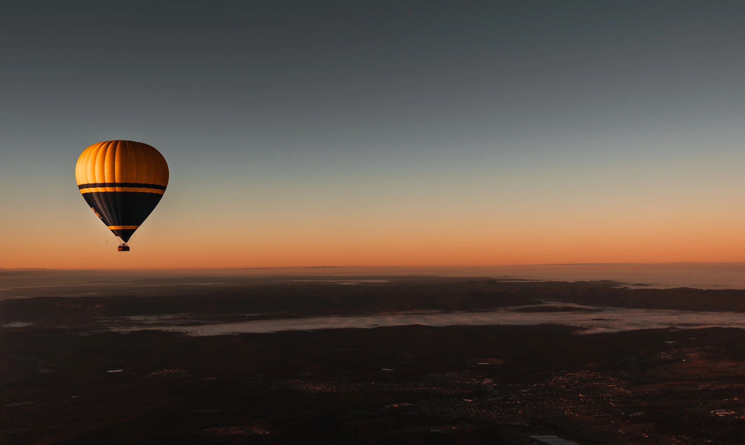 Hot air ballooning in Hunter Valley, NSW