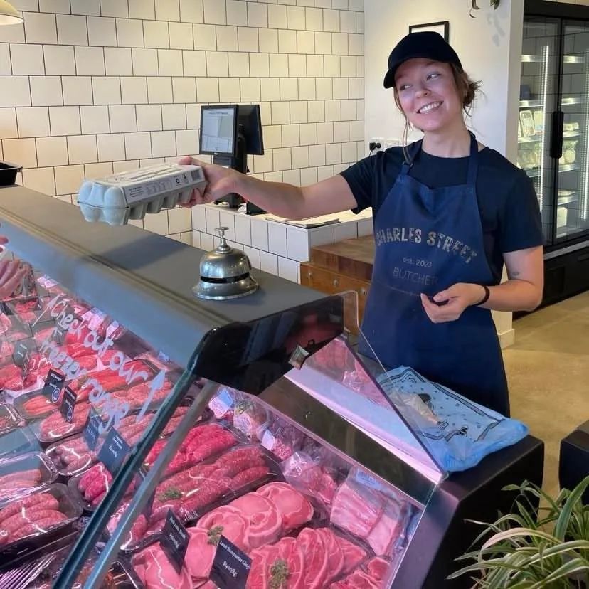 Ever wondered what goes on before those perfect cuts hit the display? 
Here’s a sneak peek:
🔪 𝟱 𝗔𝗠: Prepping the freshest local meats, ready for your BBQ or Sunday roast.
💡 𝟳 𝗔𝗠: Crafting our famous house-made sausages and marinades.
?