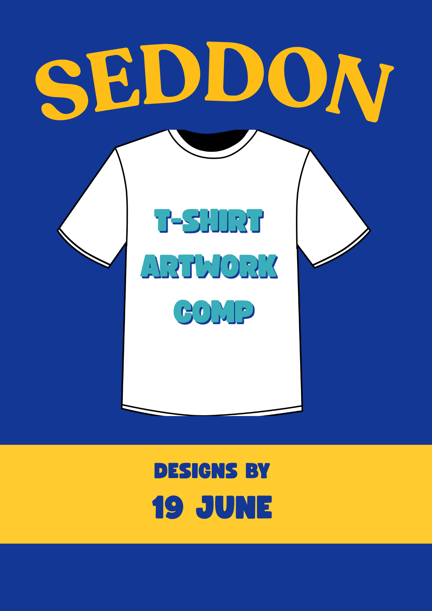 Seddon TShirt Artwork Competition
