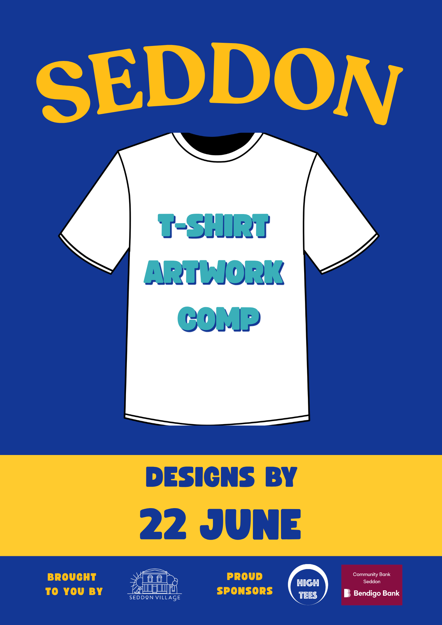 Seddon TShirt Artwork Competition
