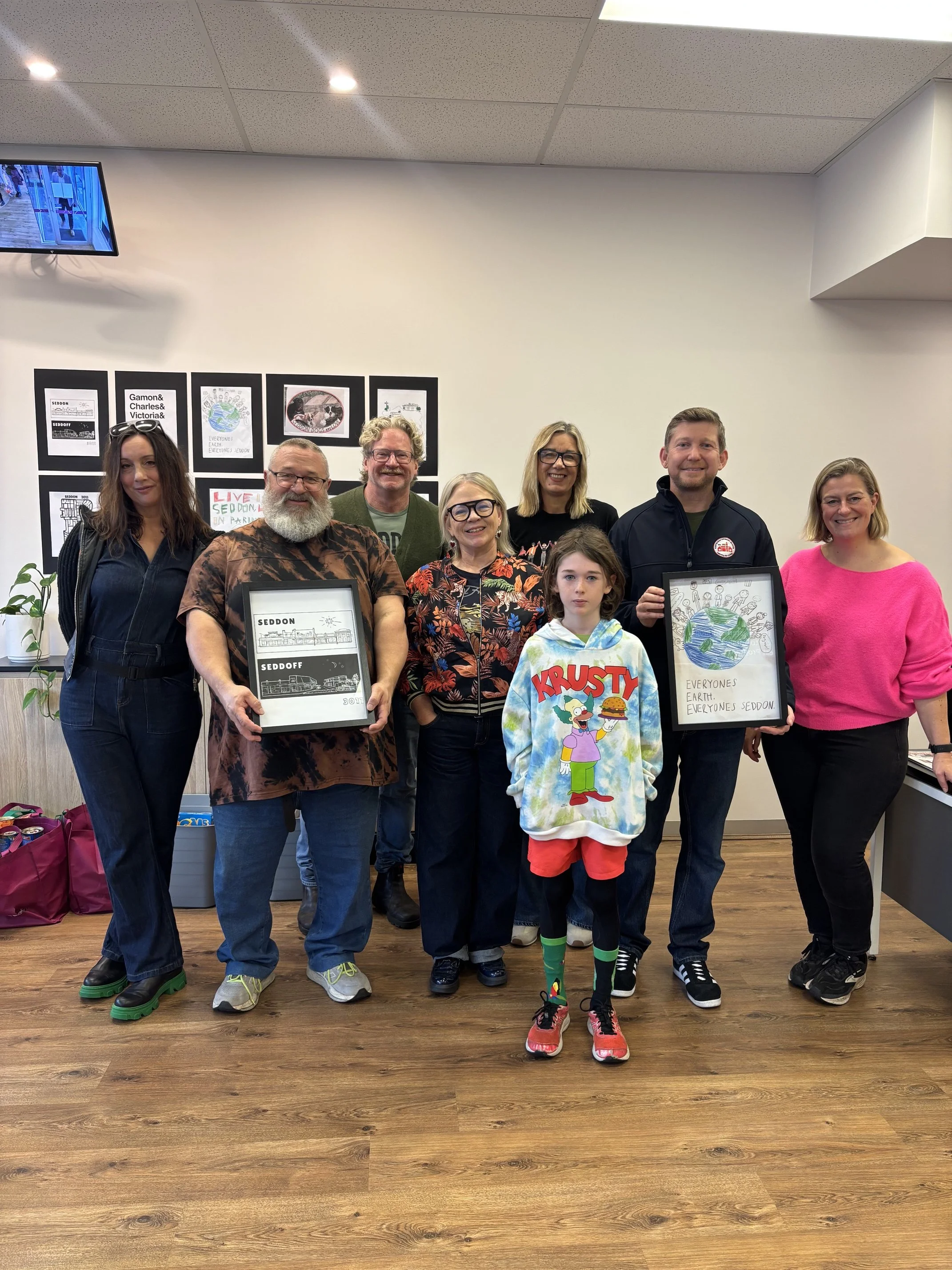Seddon T-shirt design competition Winners 