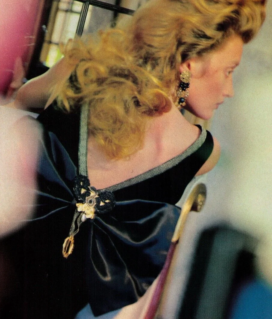 NY Magazine editorial fashion page shows off  Pauletta Brooks Serpent Brooch