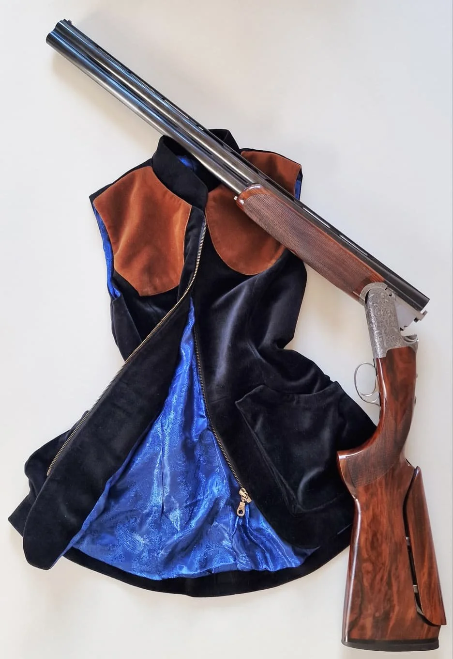 shooting vest shooting waistcoat rizzini venus hoi an vietnam bespoken tailor