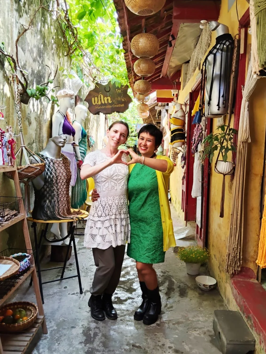 iiAn handmade crochet shop hoi an vietnam dress