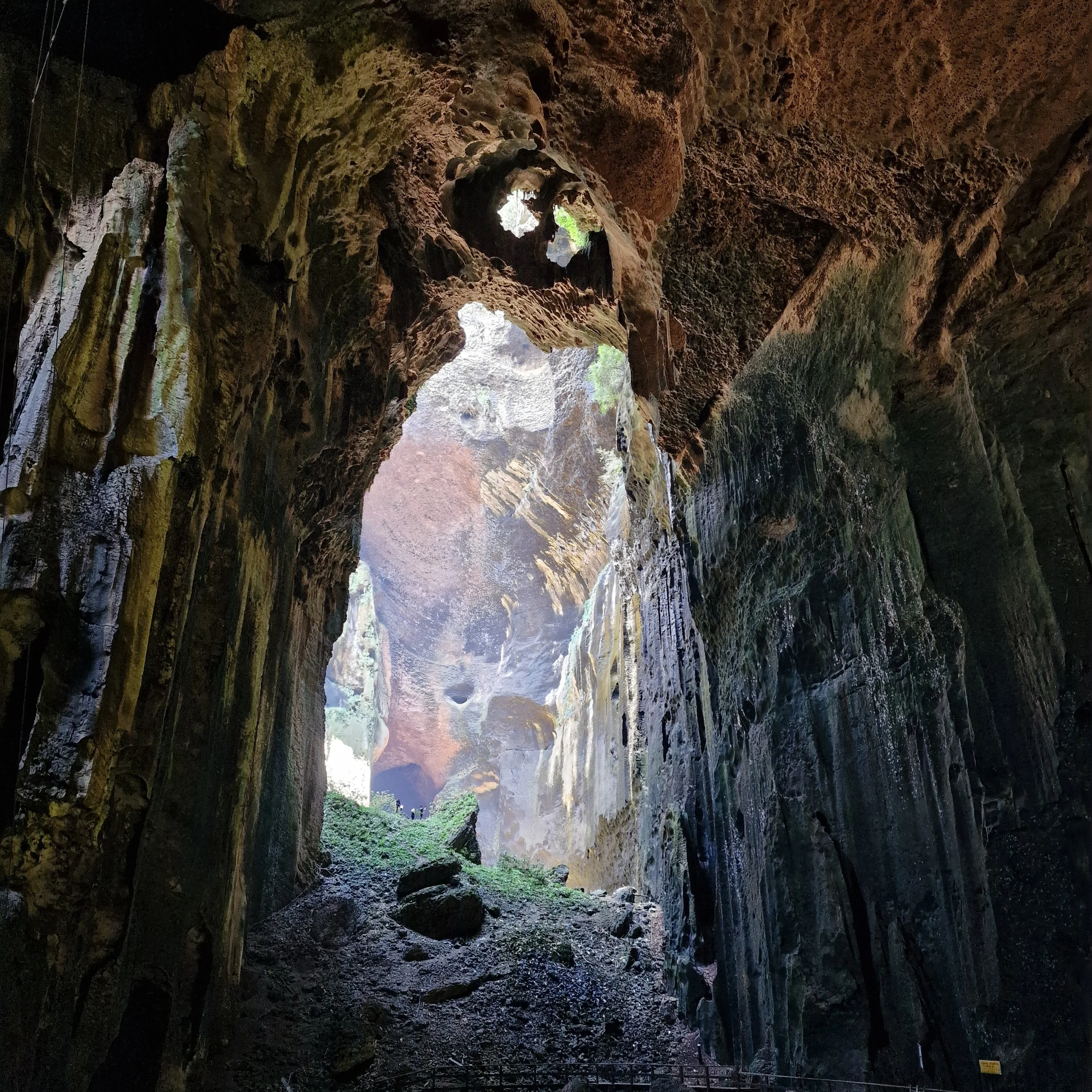 Die Gomatong-Höhle ist wie eine riesige Halle