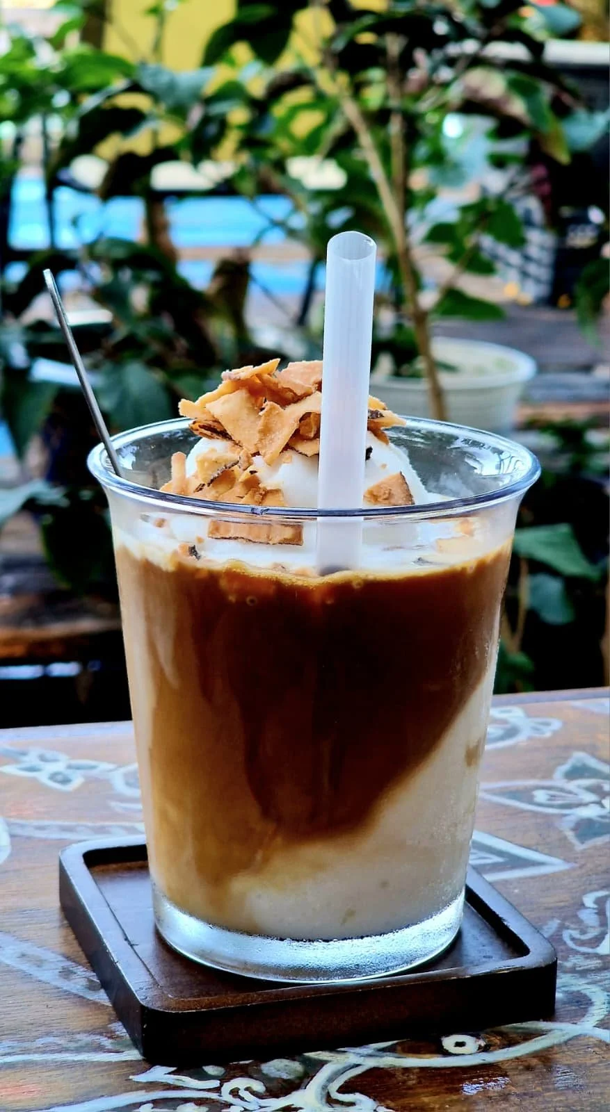 Coconut Iced Coffee Hoi An Vietnam Cua dai Beach River